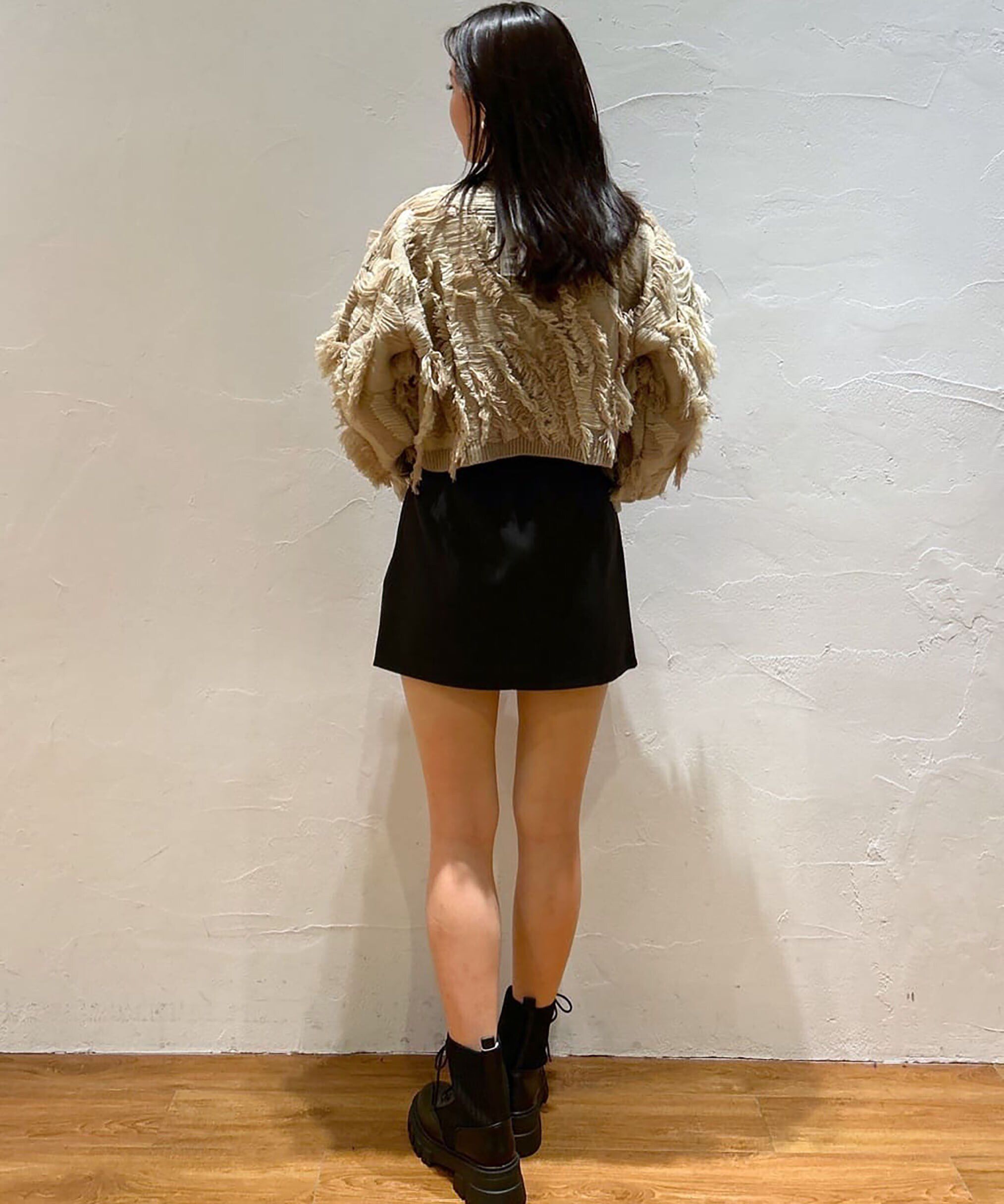  「フロントスリットAラインミニスカートパンツ」|その他|