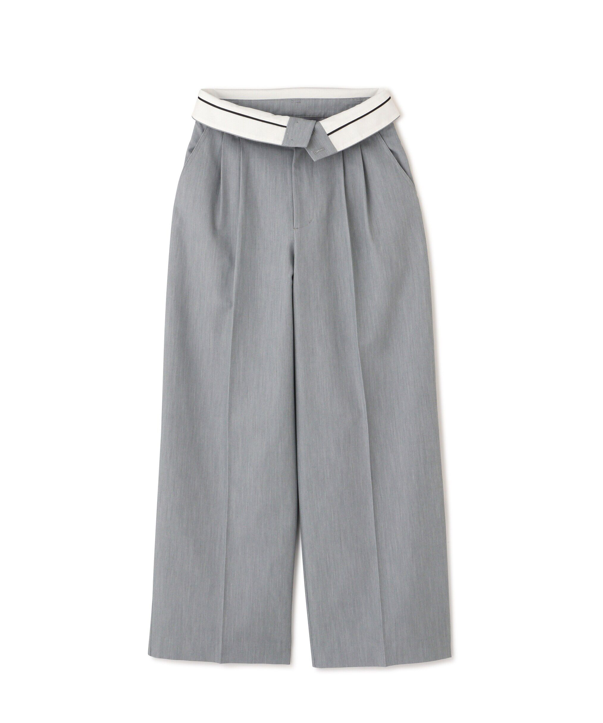  「2Wayベルト折り返しワイドパンツ」|その他|