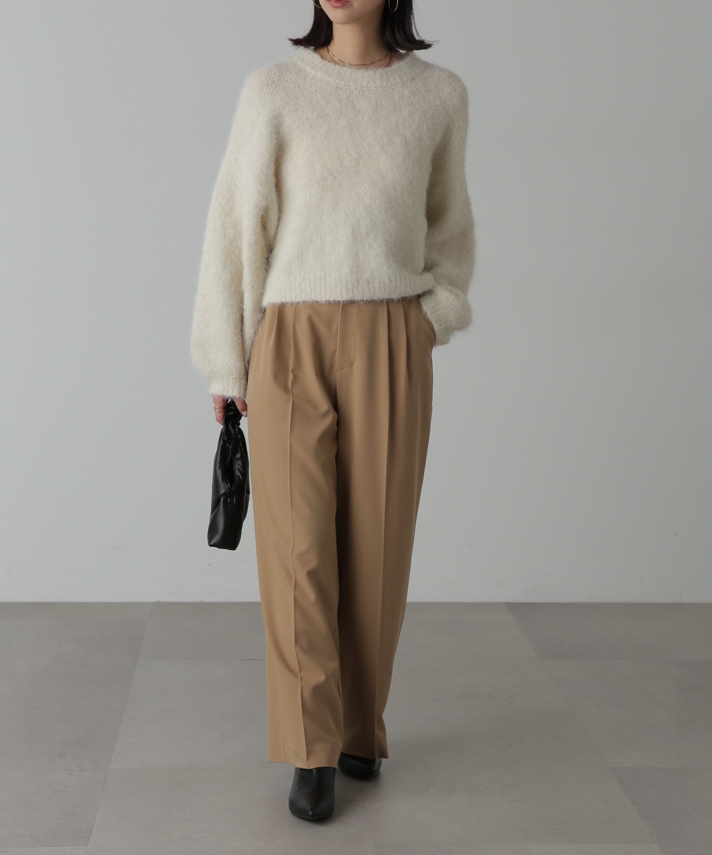  「2Wayベルト折り返しワイドパンツ」|その他|