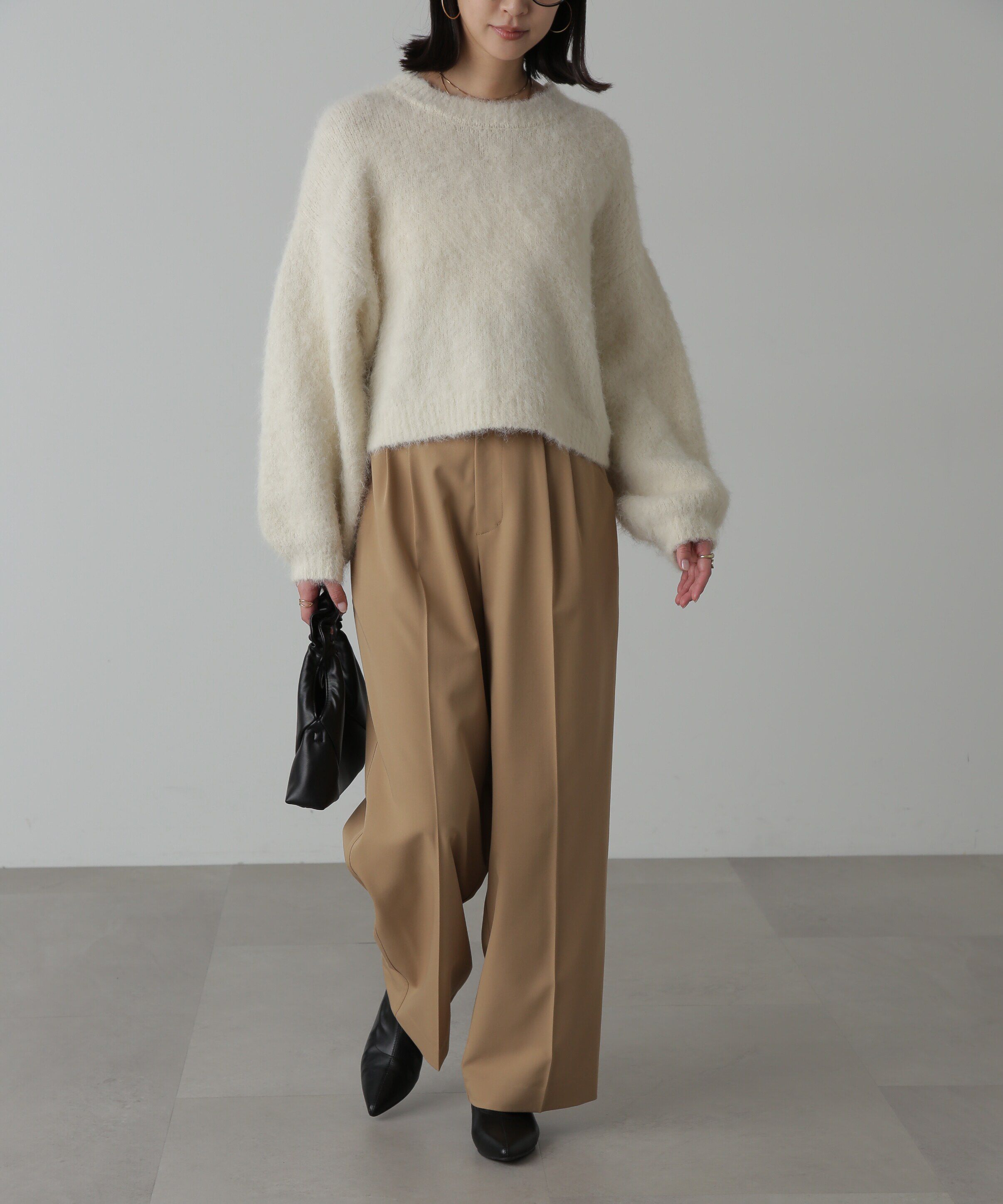  「2Wayベルト折り返しワイドパンツ」|その他|