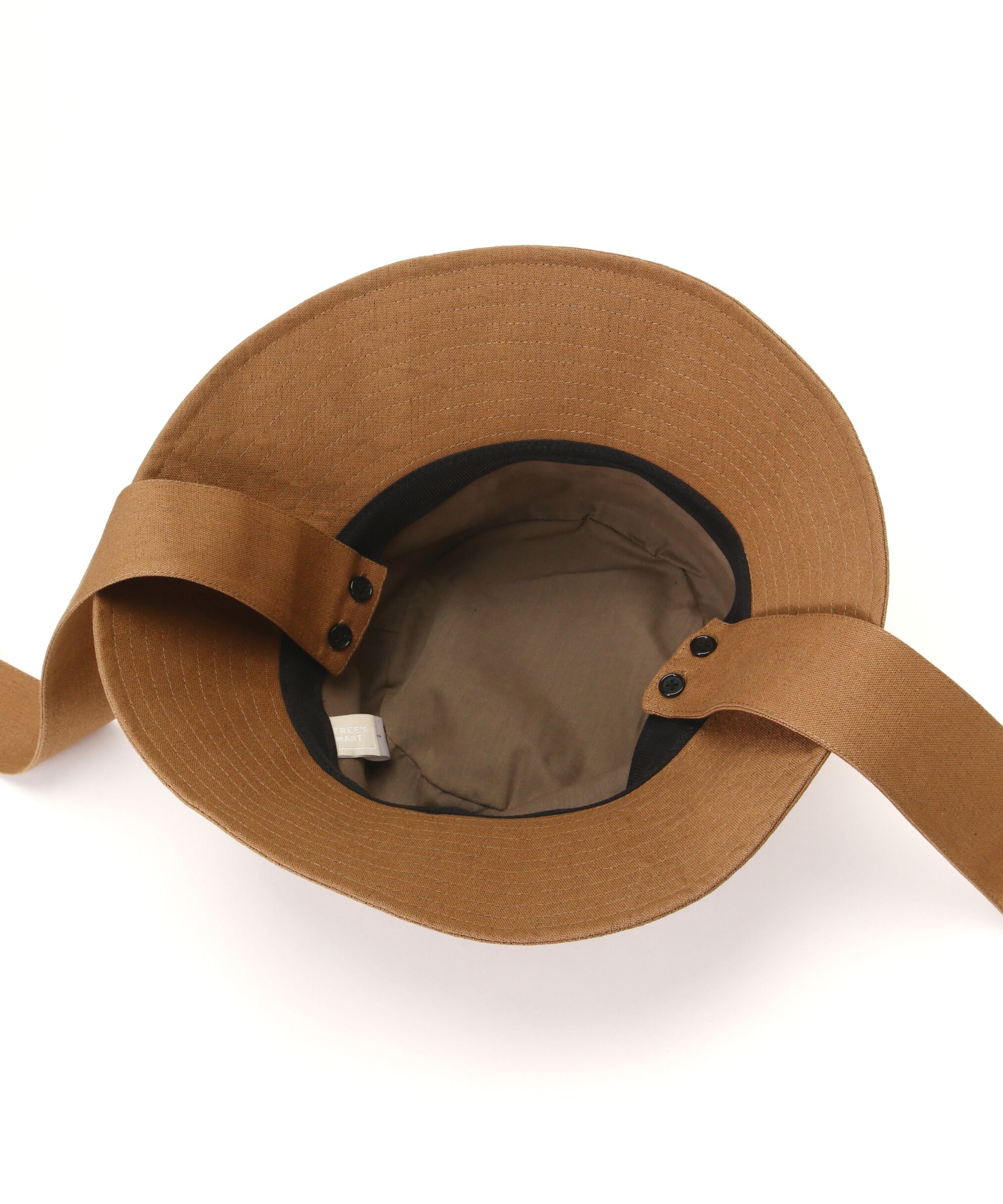  「リボン付きリネンライクバケット」|ソックス|