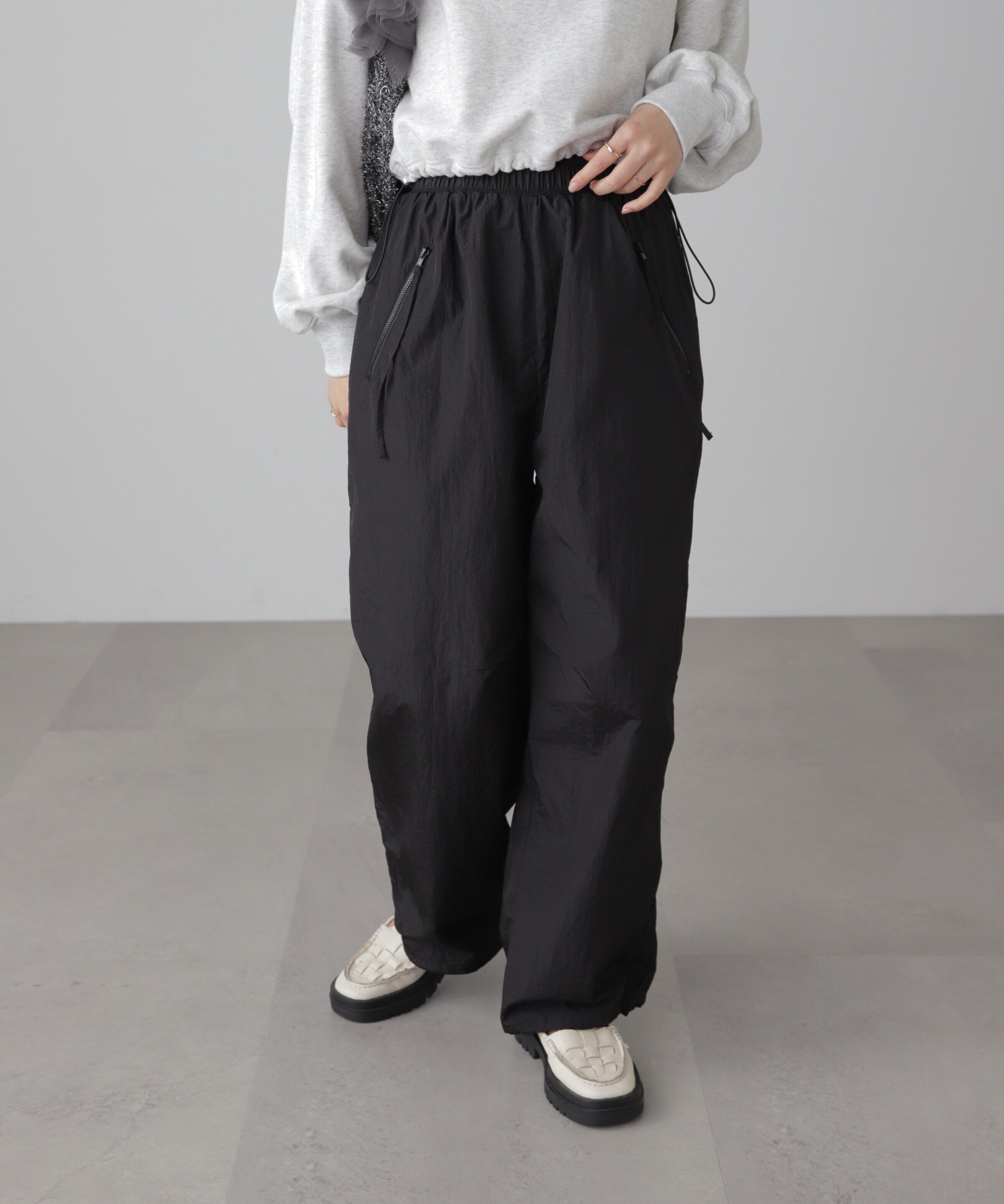  「ジップポケットパラシュートパンツ」|その他|