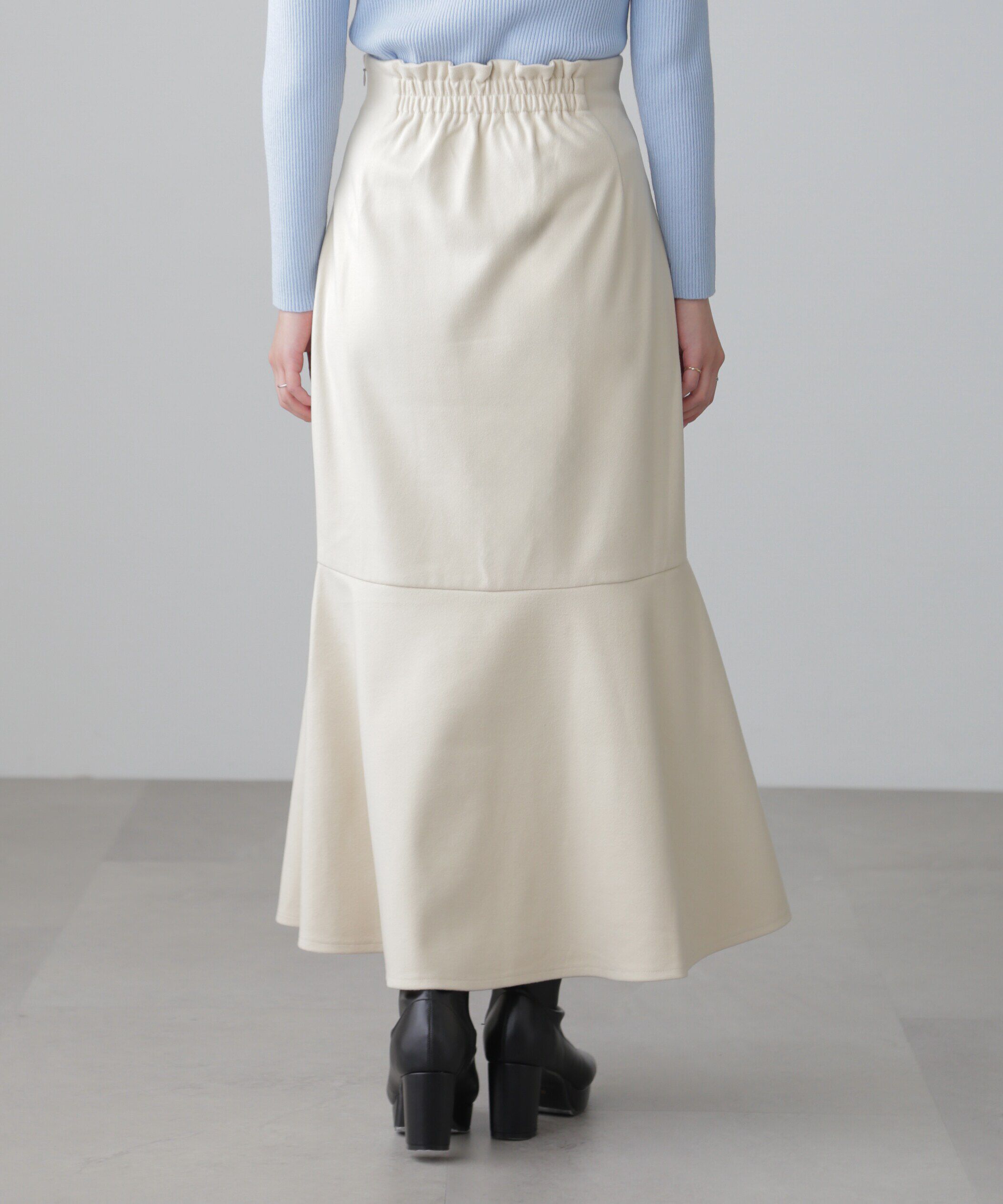  「起毛ストレッチマーメイドスカート」|スカート|