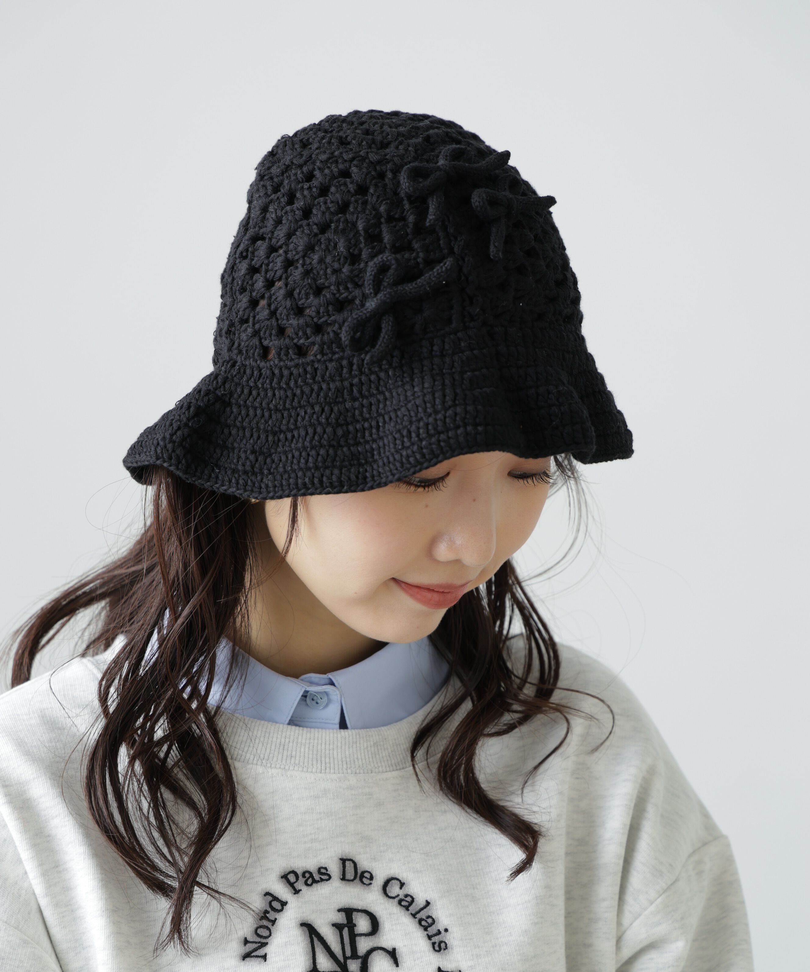  「リボンニットクロッシェ」|ソックス|