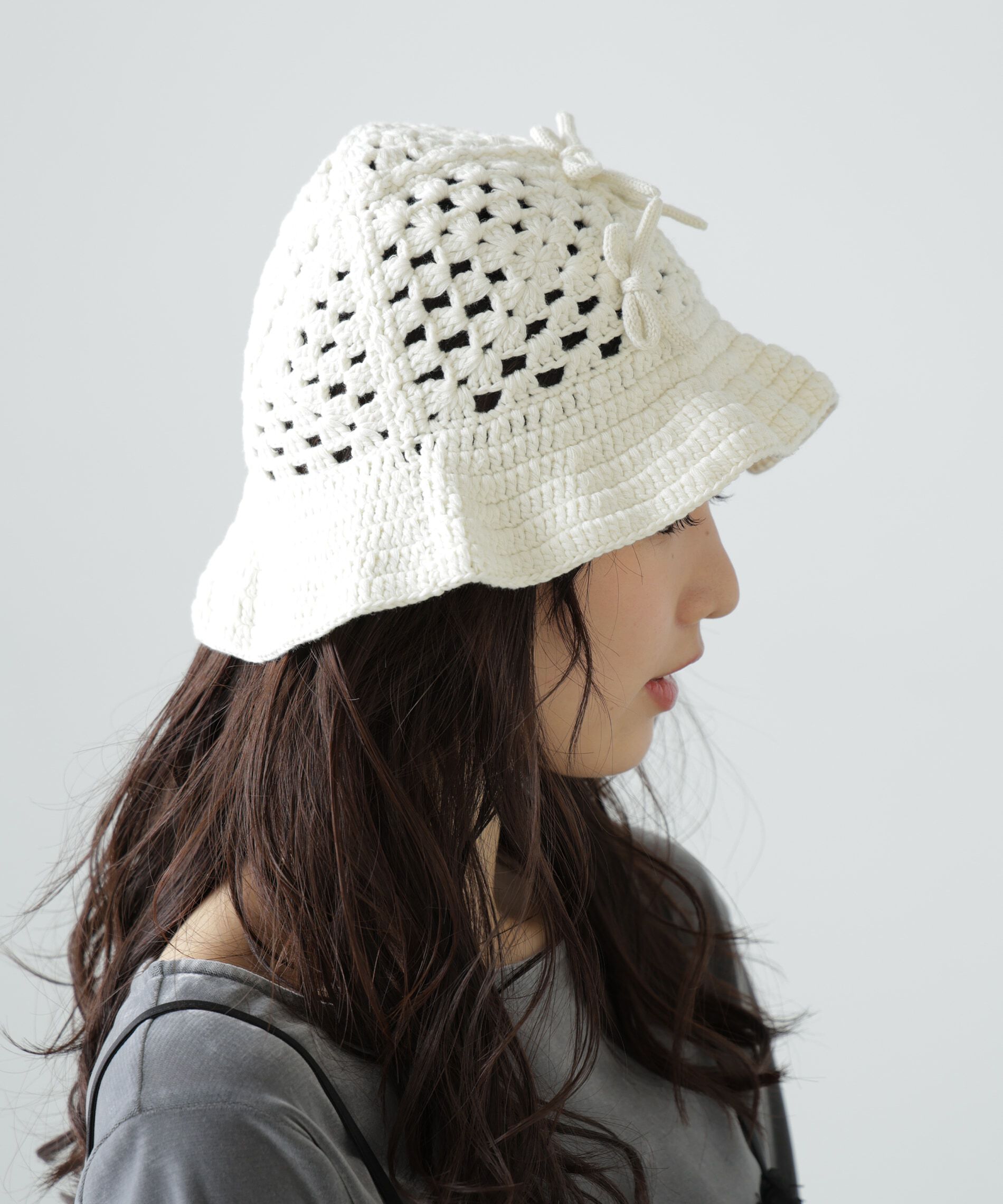  「リボンニットクロッシェ」|ソックス|