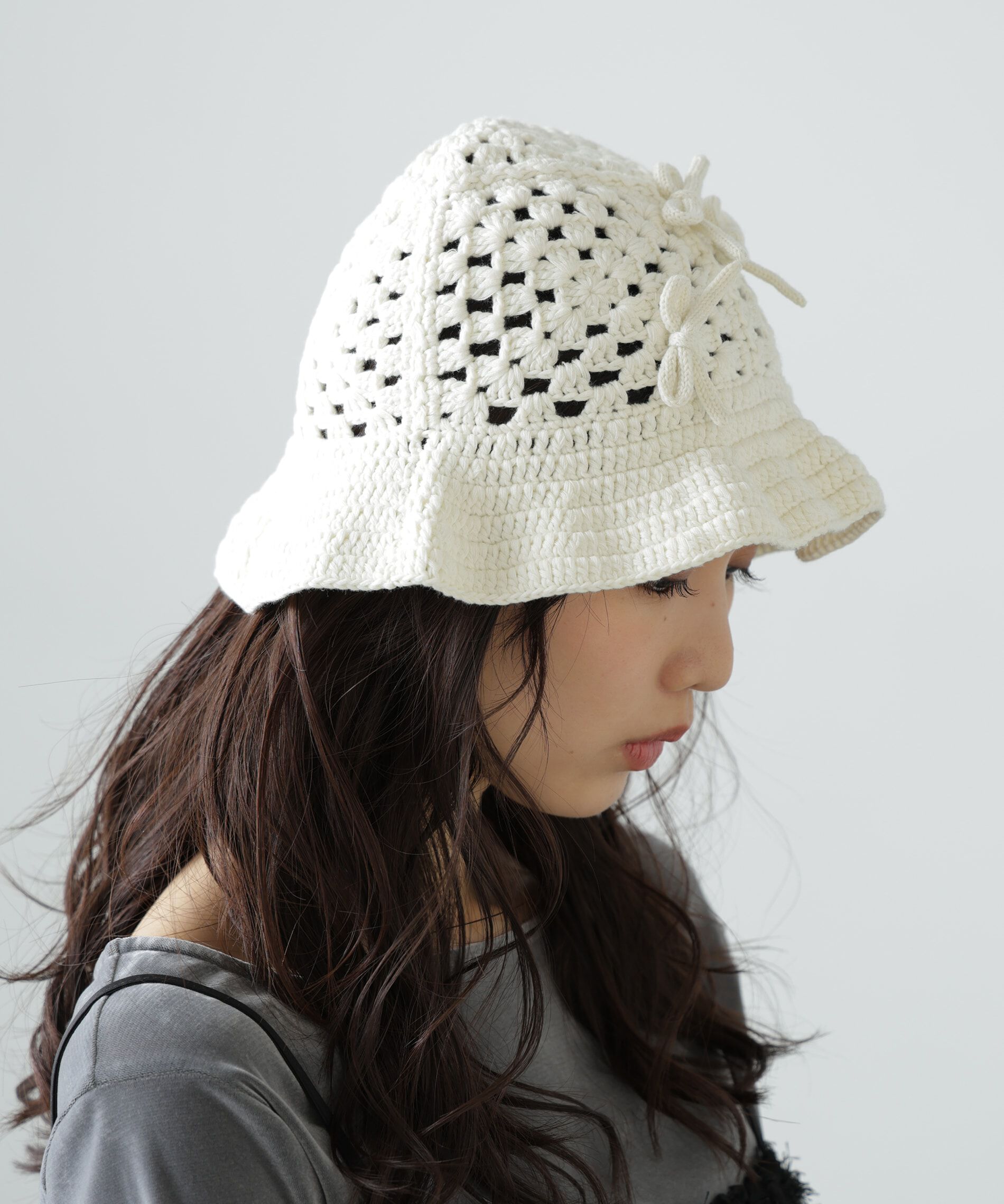  「リボンニットクロッシェ」|ソックス|