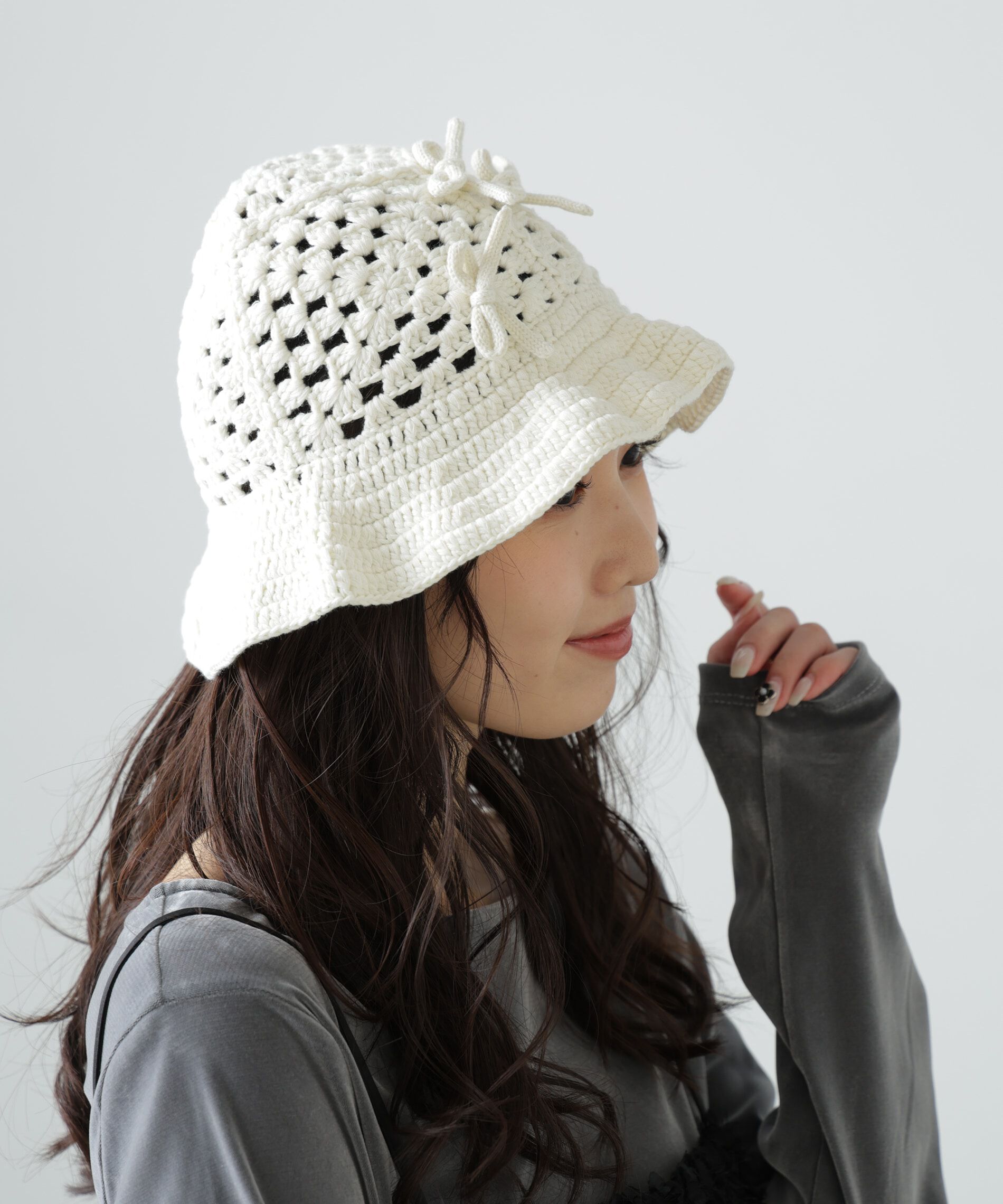  「リボンニットクロッシェ」|ソックス|