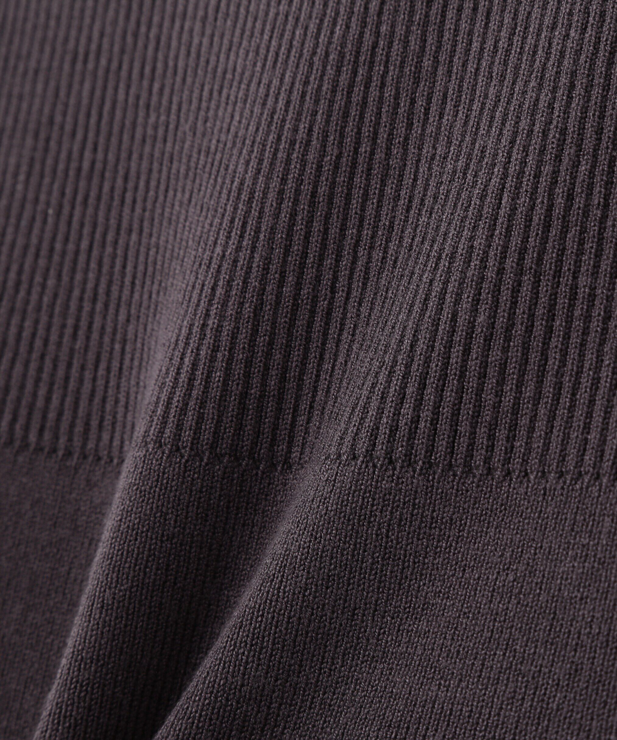  「〈洗える〉マシンウォッシャブルスクエアリブニット」|ニット・セーター|