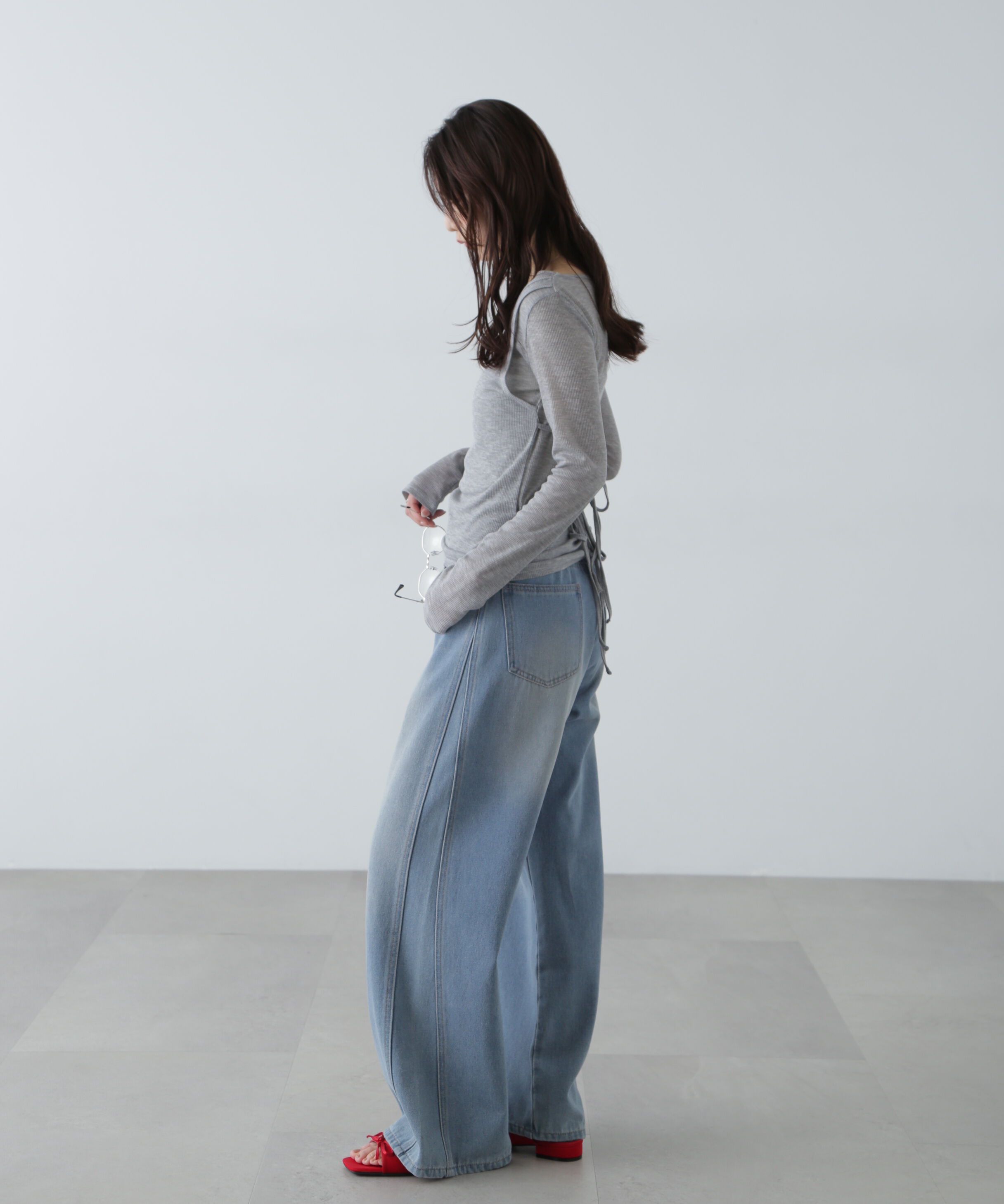  「シアーテレコレイヤードカットソー」|Tシャツ・カットソー|