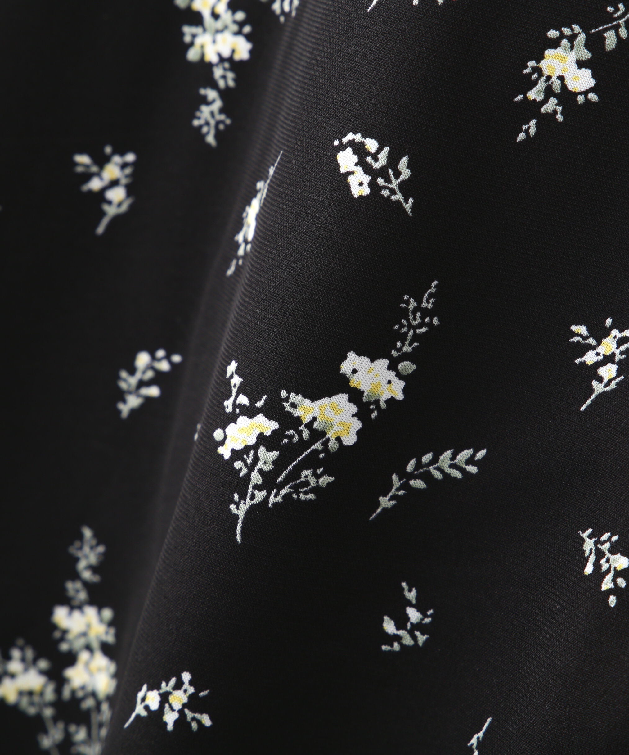  「フラワープリントパフスリーブワンピース」|ワンピース|