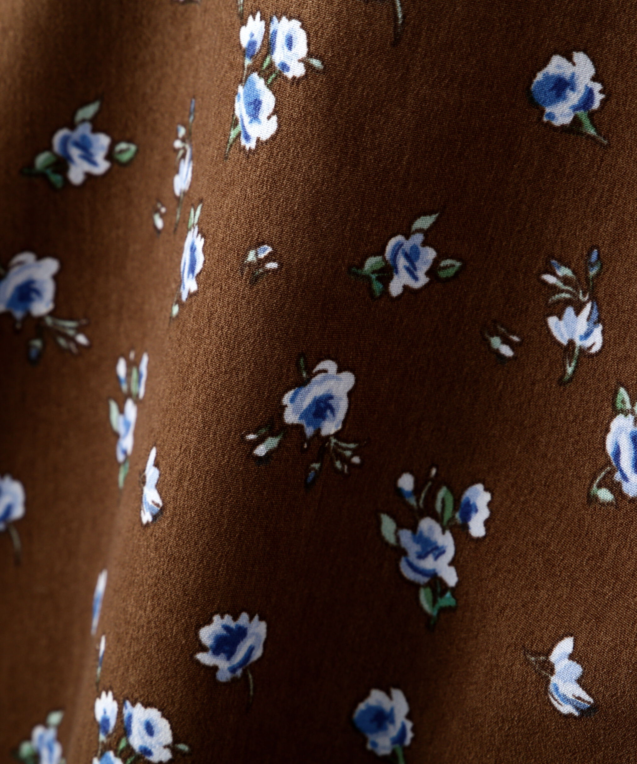  「フラワープリントパフスリーブワンピース」|ワンピース|