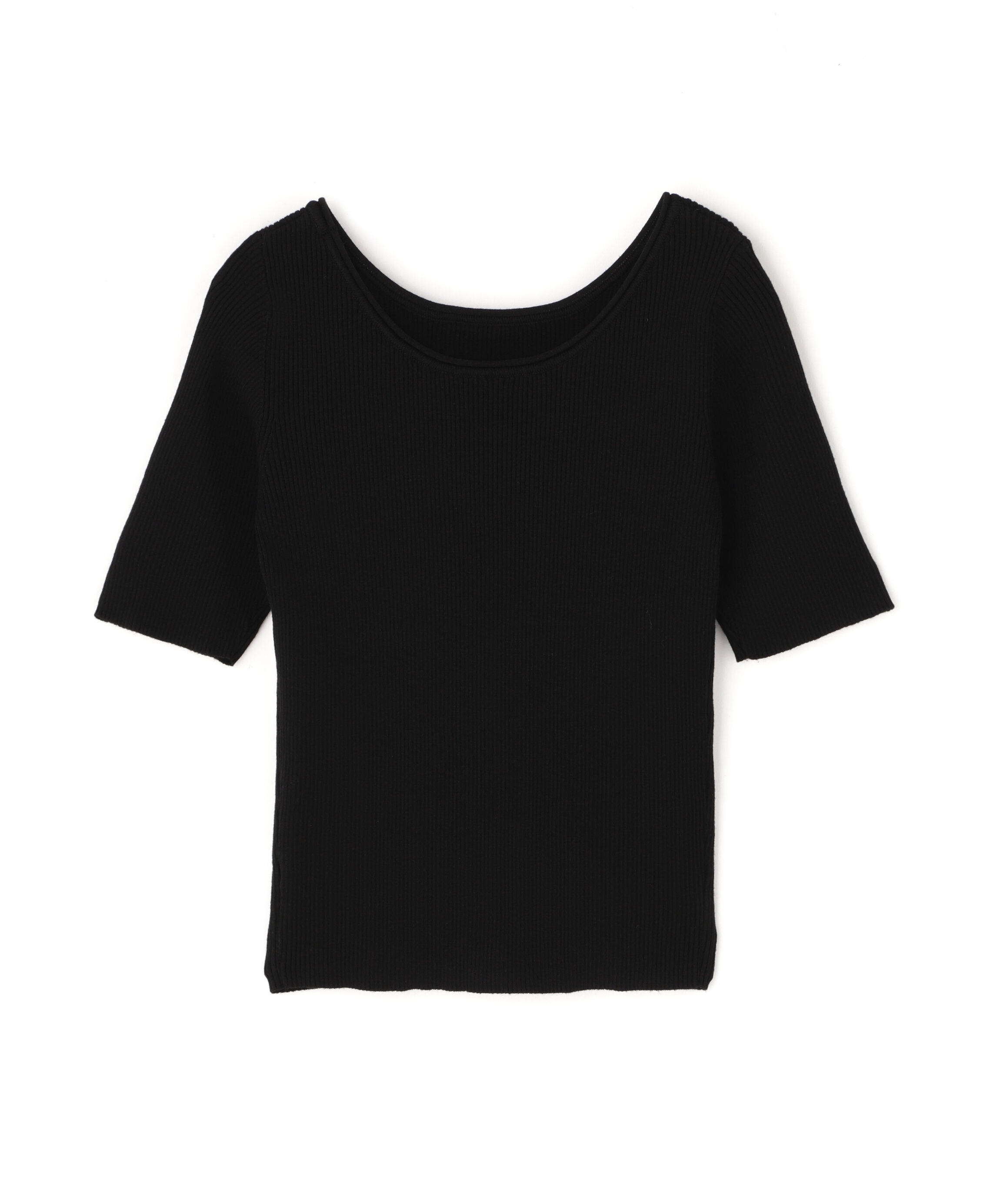  「〈洗える〉マシンウォッシャブル前後２ＷＡＹ５分袖ニット」|ニット・セーター|