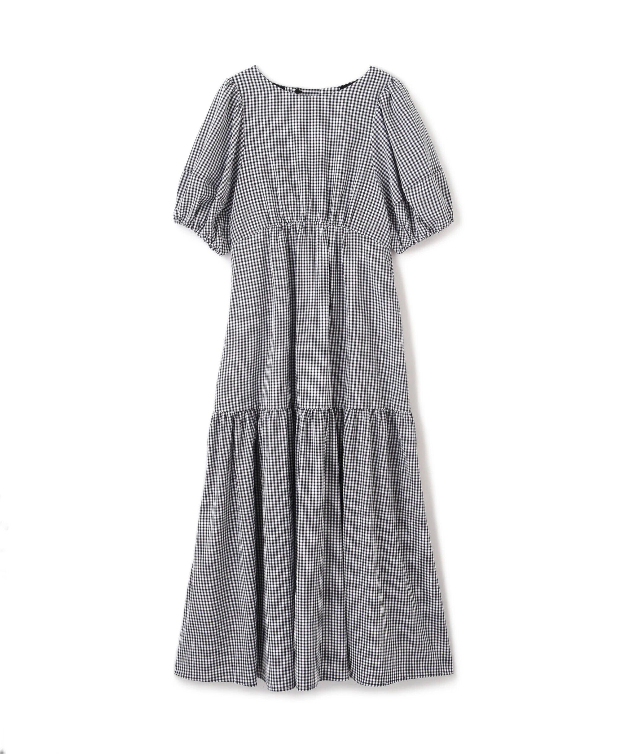  「ランタンスリーブバックリボンワンピース」|ワンピース|