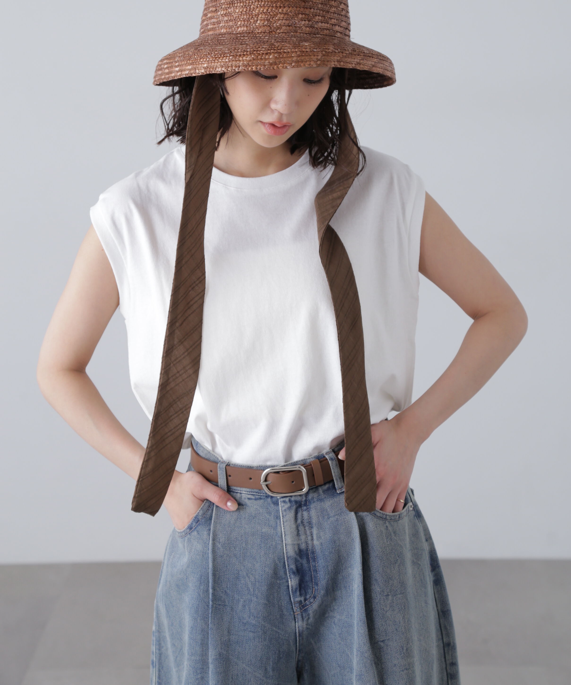  「USAコットンフレンチスリーブTシャツ」|Tシャツ・カットソー|