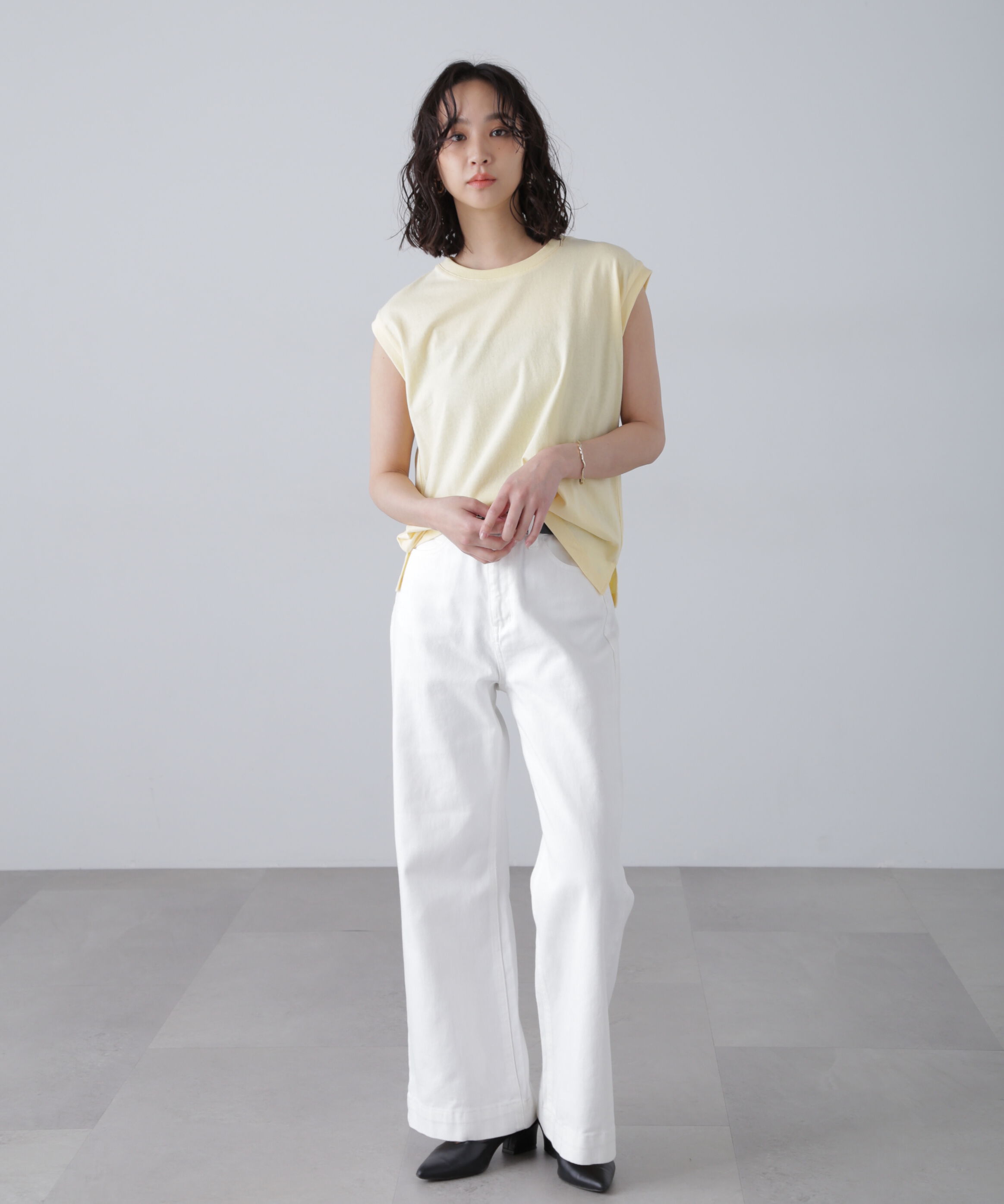  「USAコットンフレンチスリーブTシャツ」|Tシャツ・カットソー|