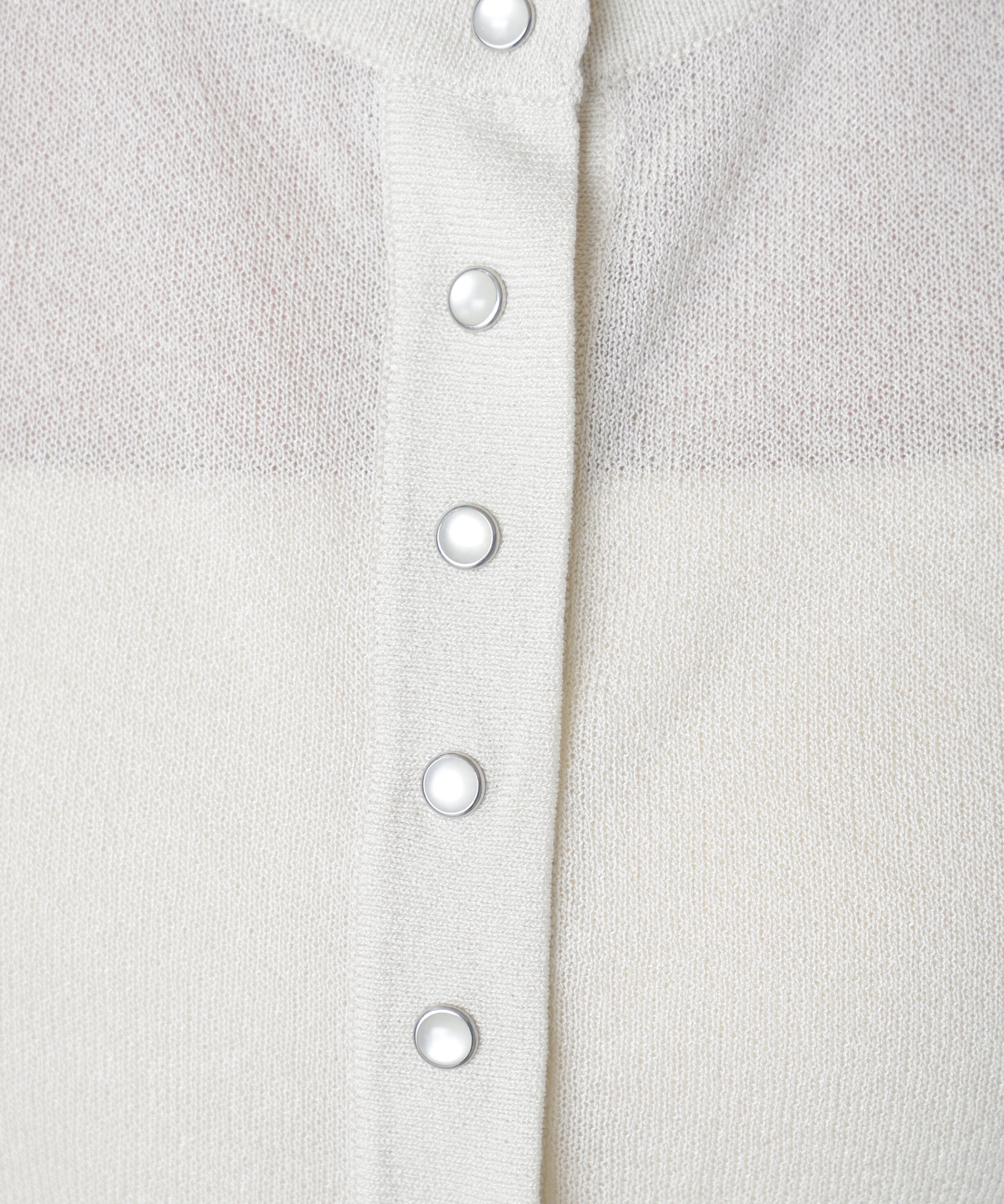  「ドットボタンクルーネックカーディガン」|ニット・セーター|