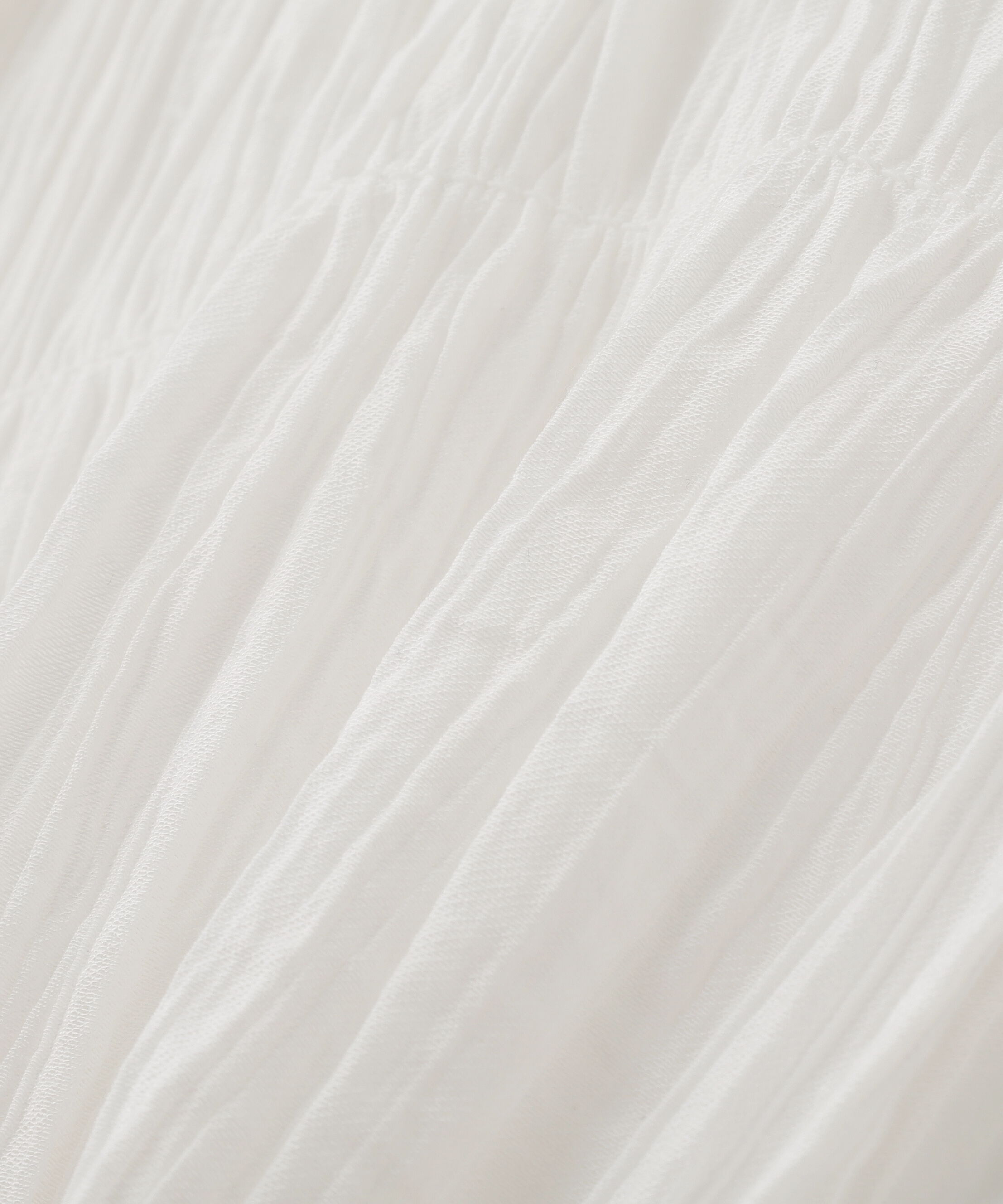  「シアーギャザー前開き短丈半袖ブラウス」|シャツ・ブラウス|