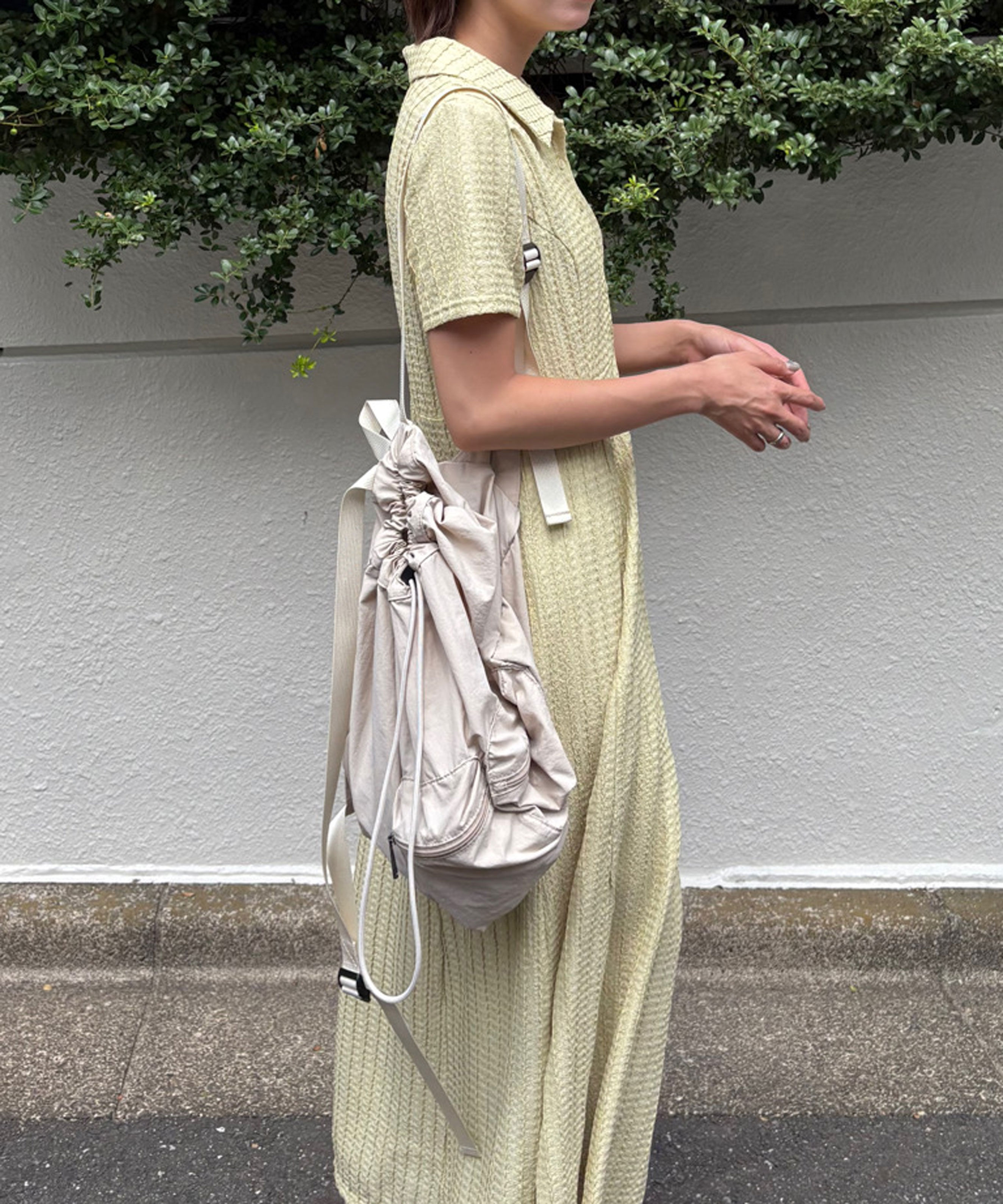  「カットジャガードポロワンピース」|ワンピース|