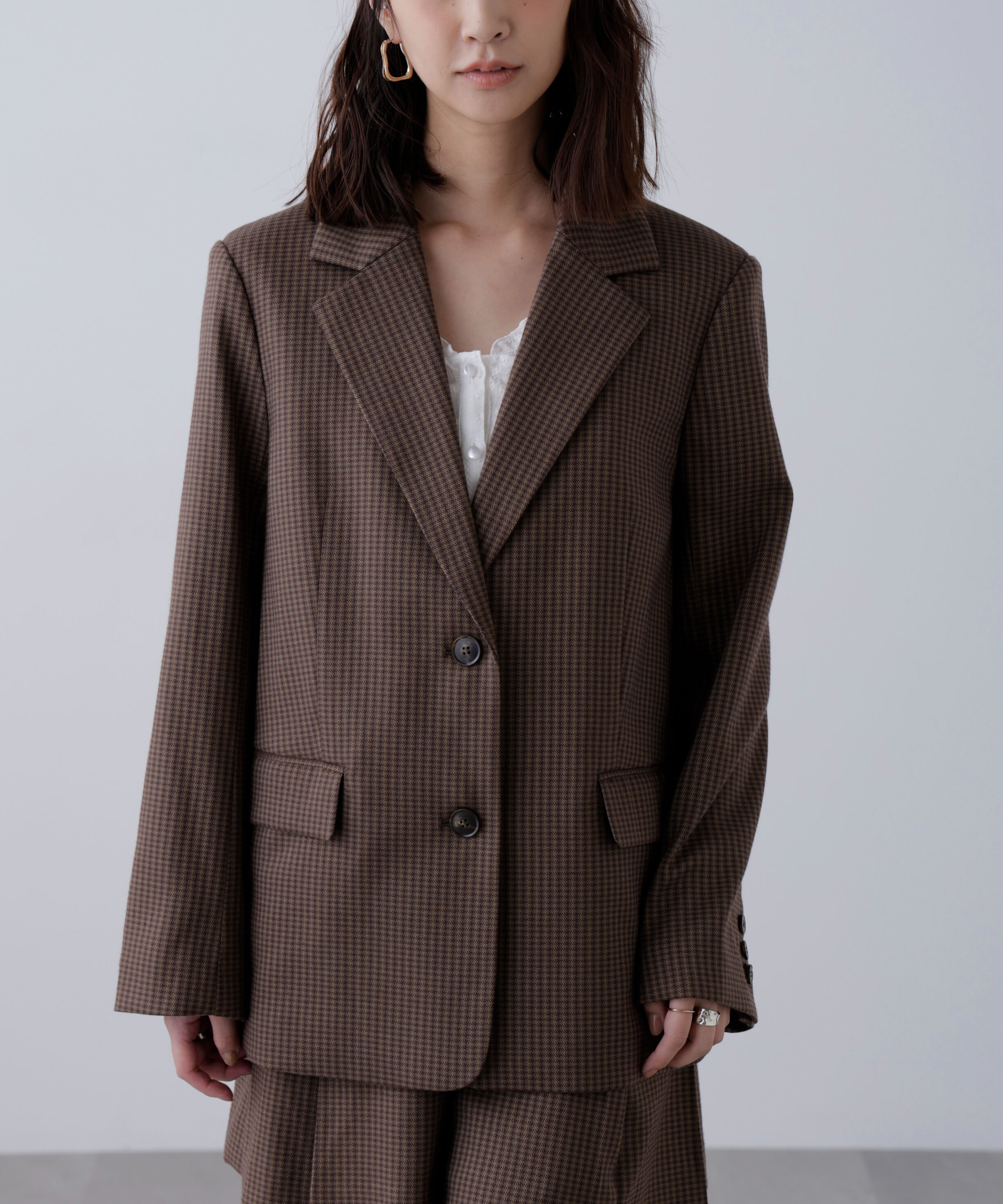  「〈セットアップ対応〉オーバーサイズシングルジャケット」|その他|