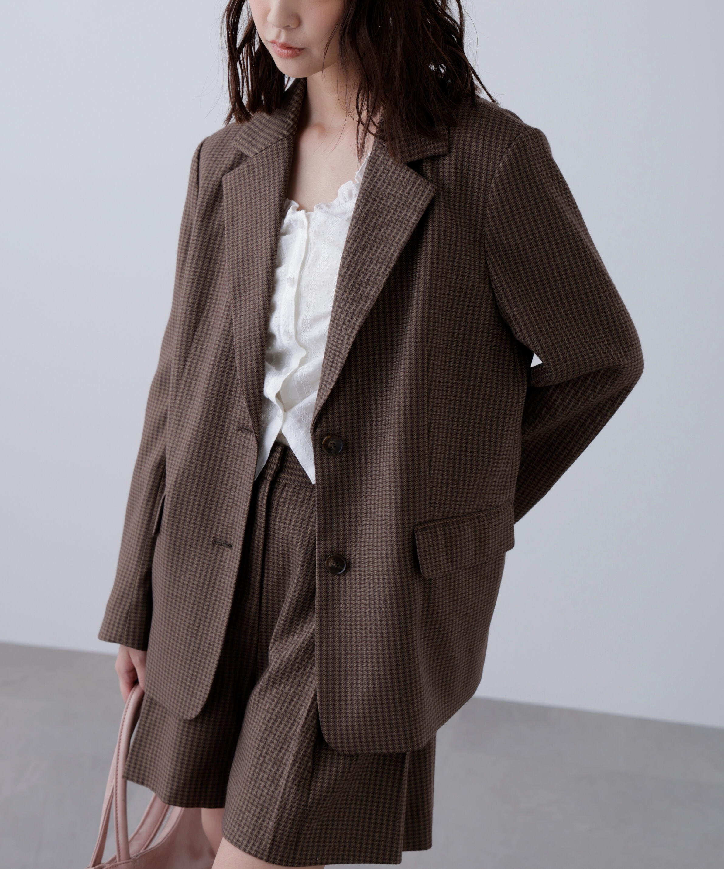  「〈セットアップ対応〉オーバーサイズシングルジャケット」|その他|