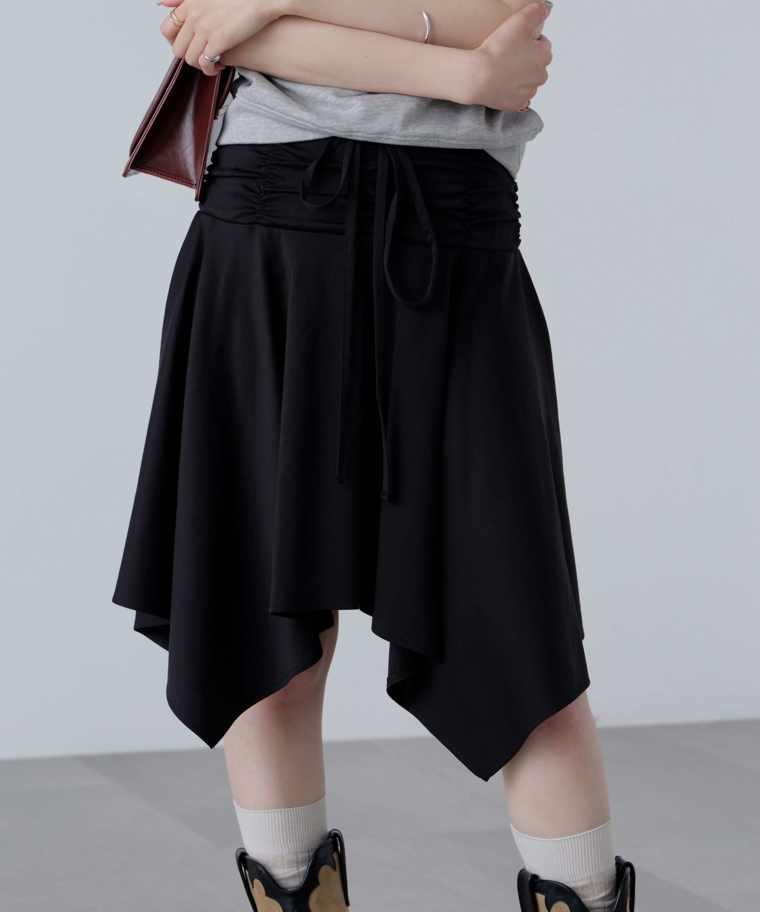  「2wayイレヘムミディスカート」|スカート|