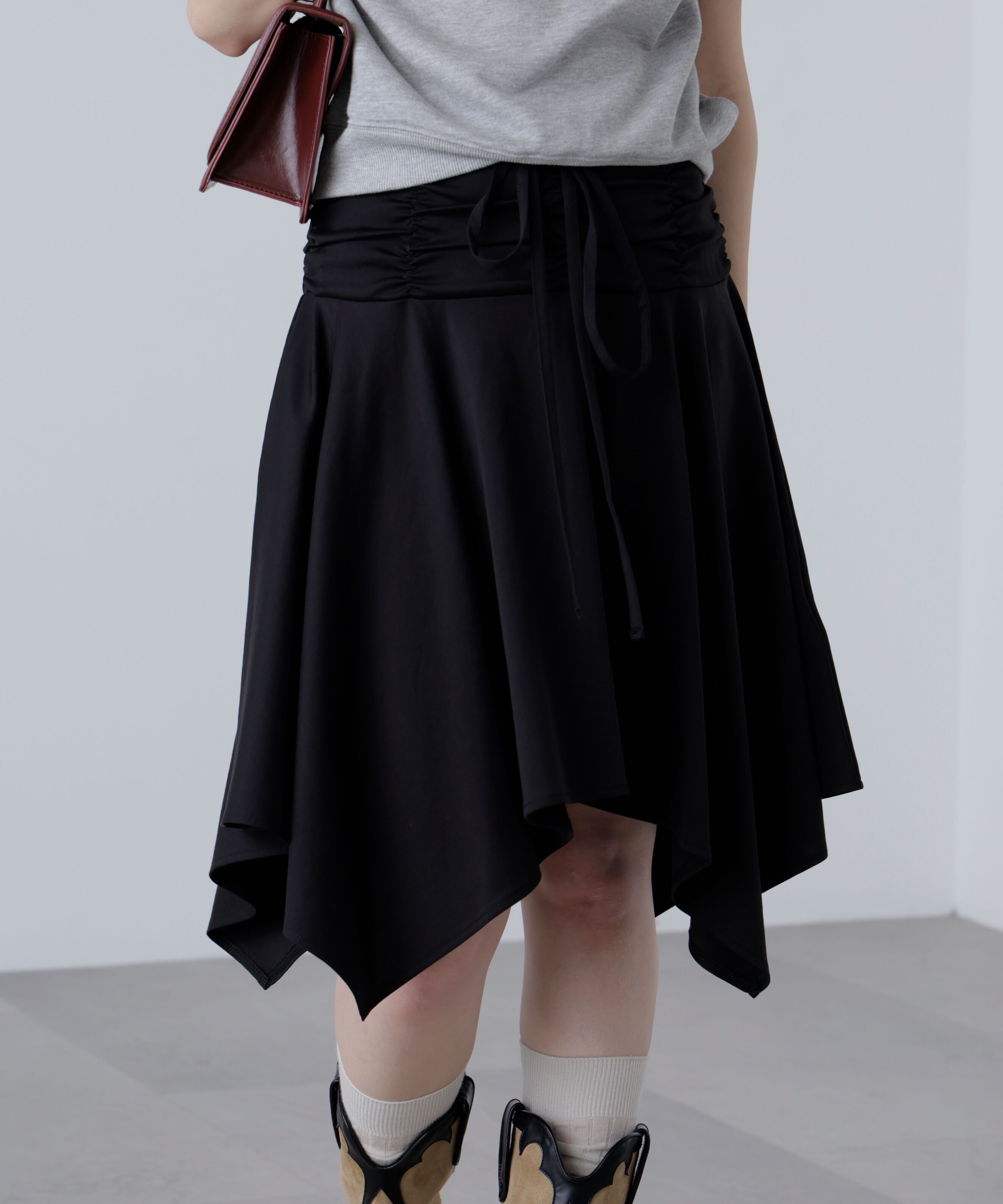  「2wayイレヘムミディスカート」|スカート|