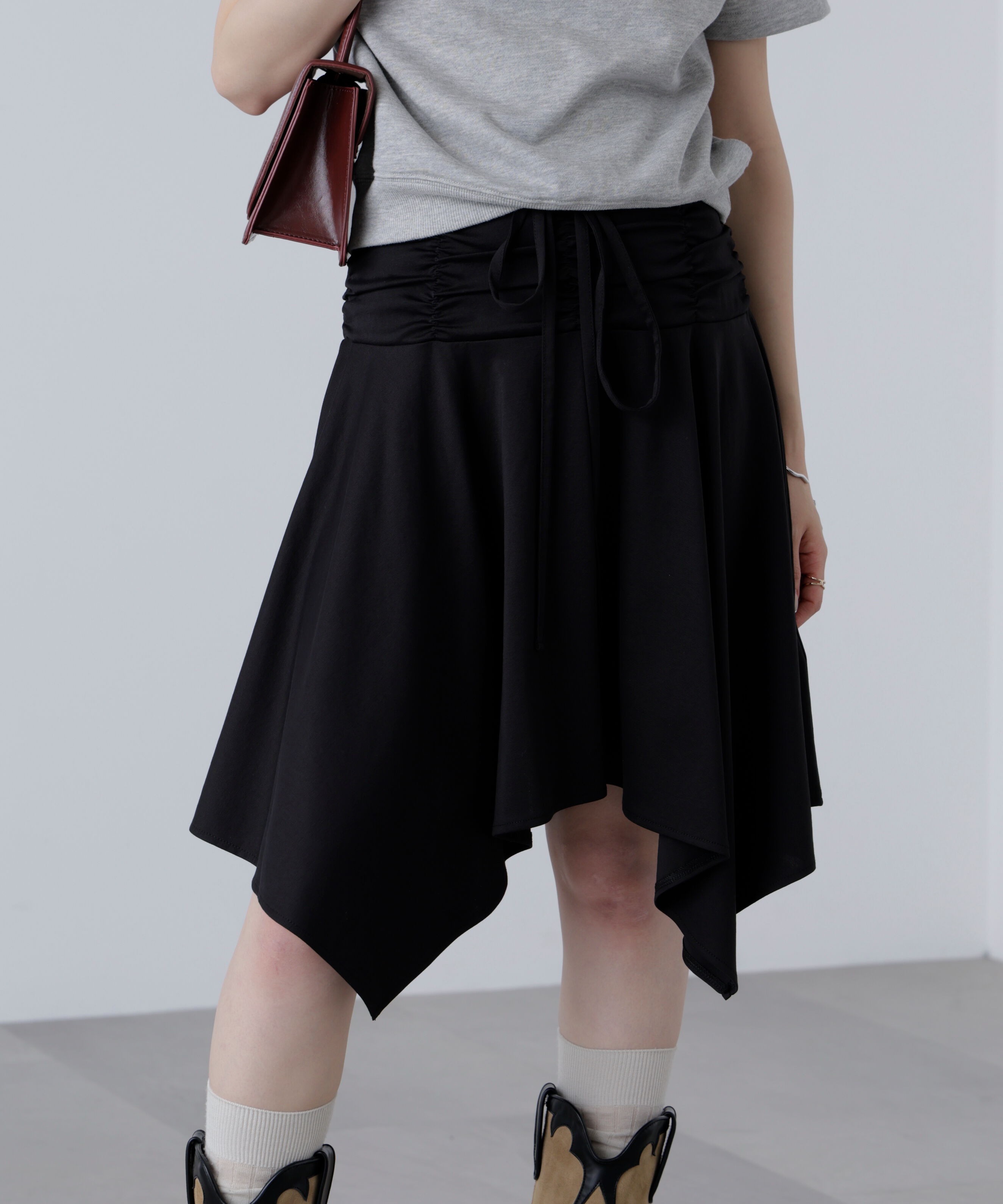  「2wayイレヘムミディスカート」|スカート|