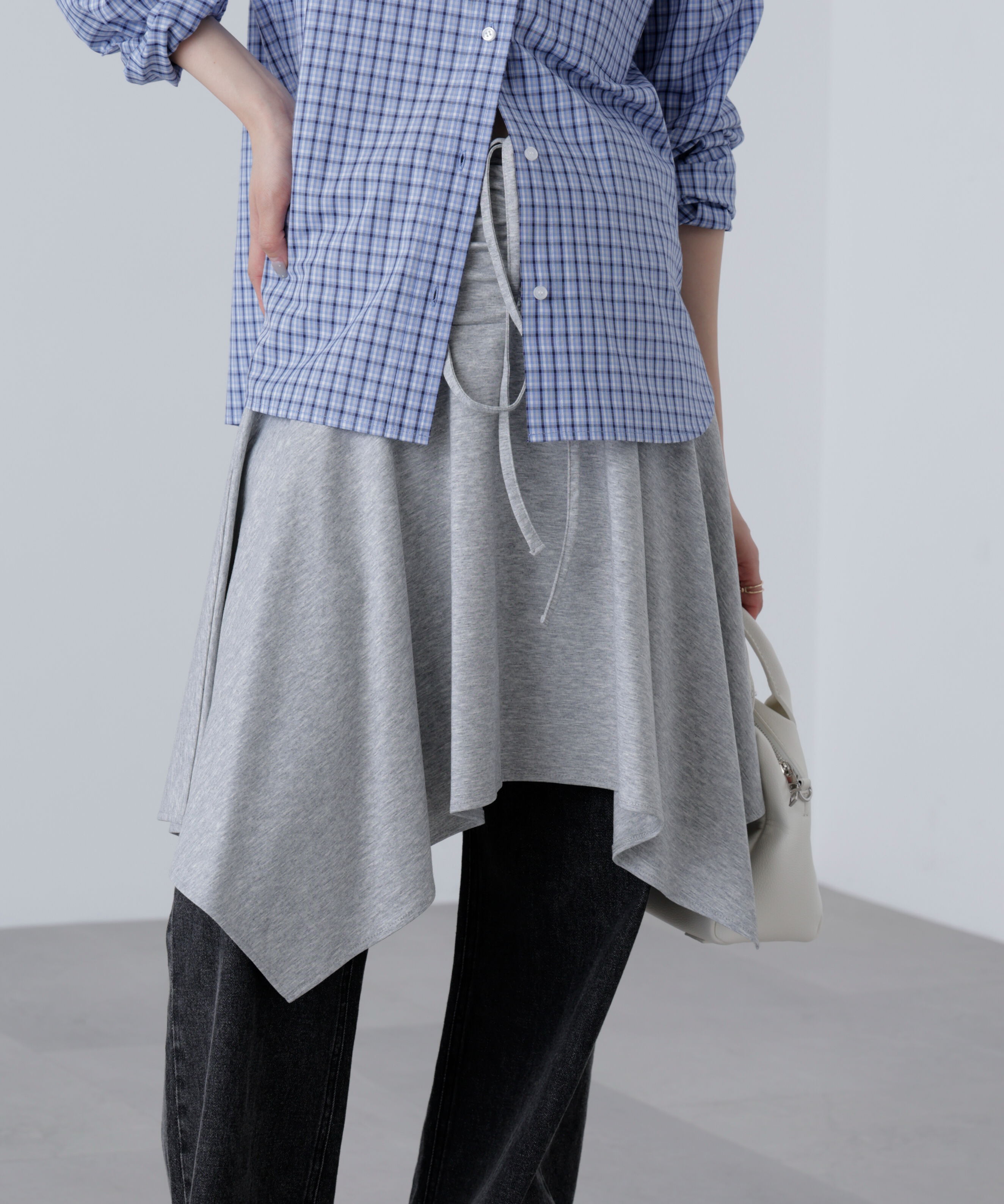  「2wayイレヘムミディスカート」|スカート|