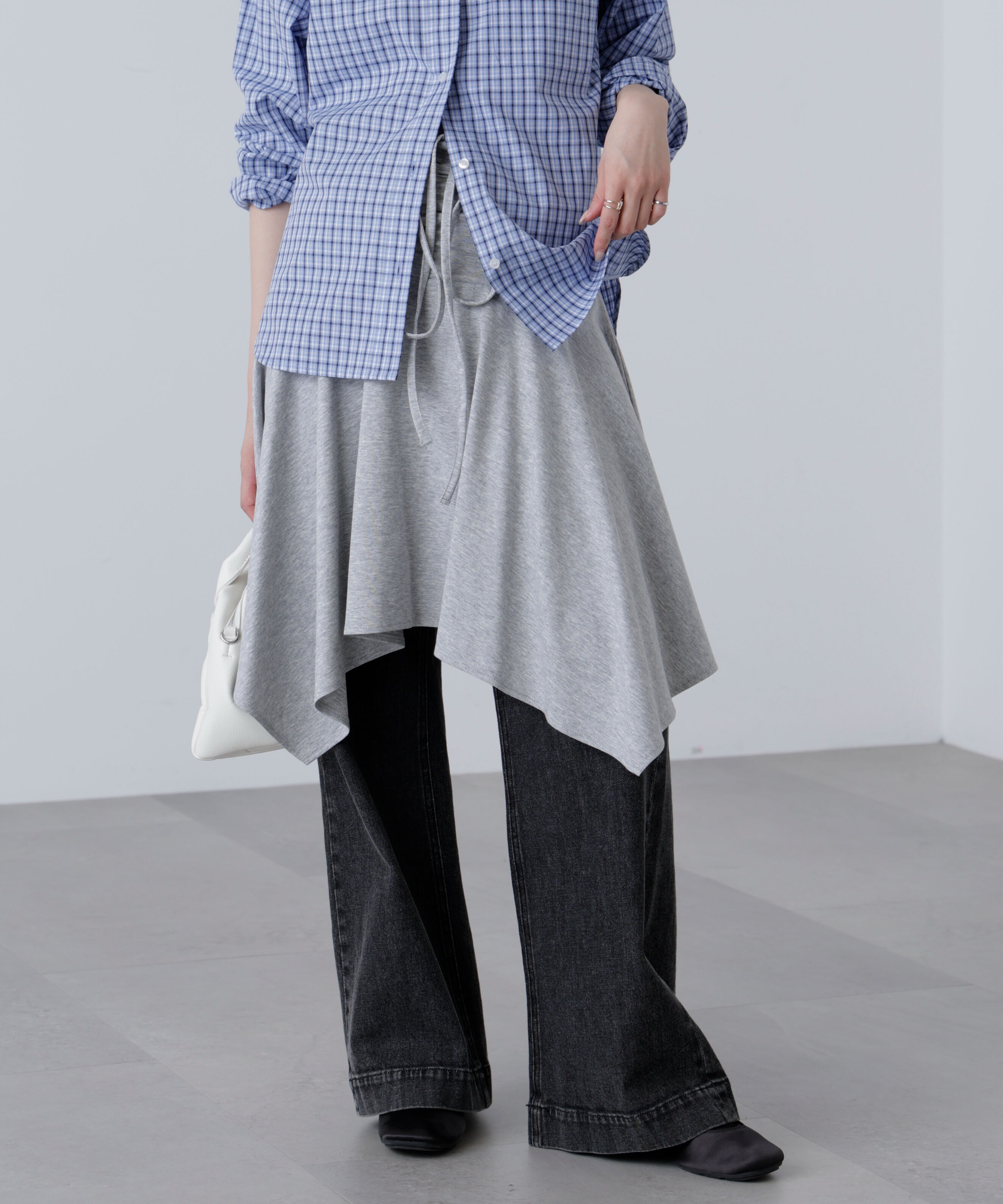  「2wayイレヘムミディスカート」|スカート|