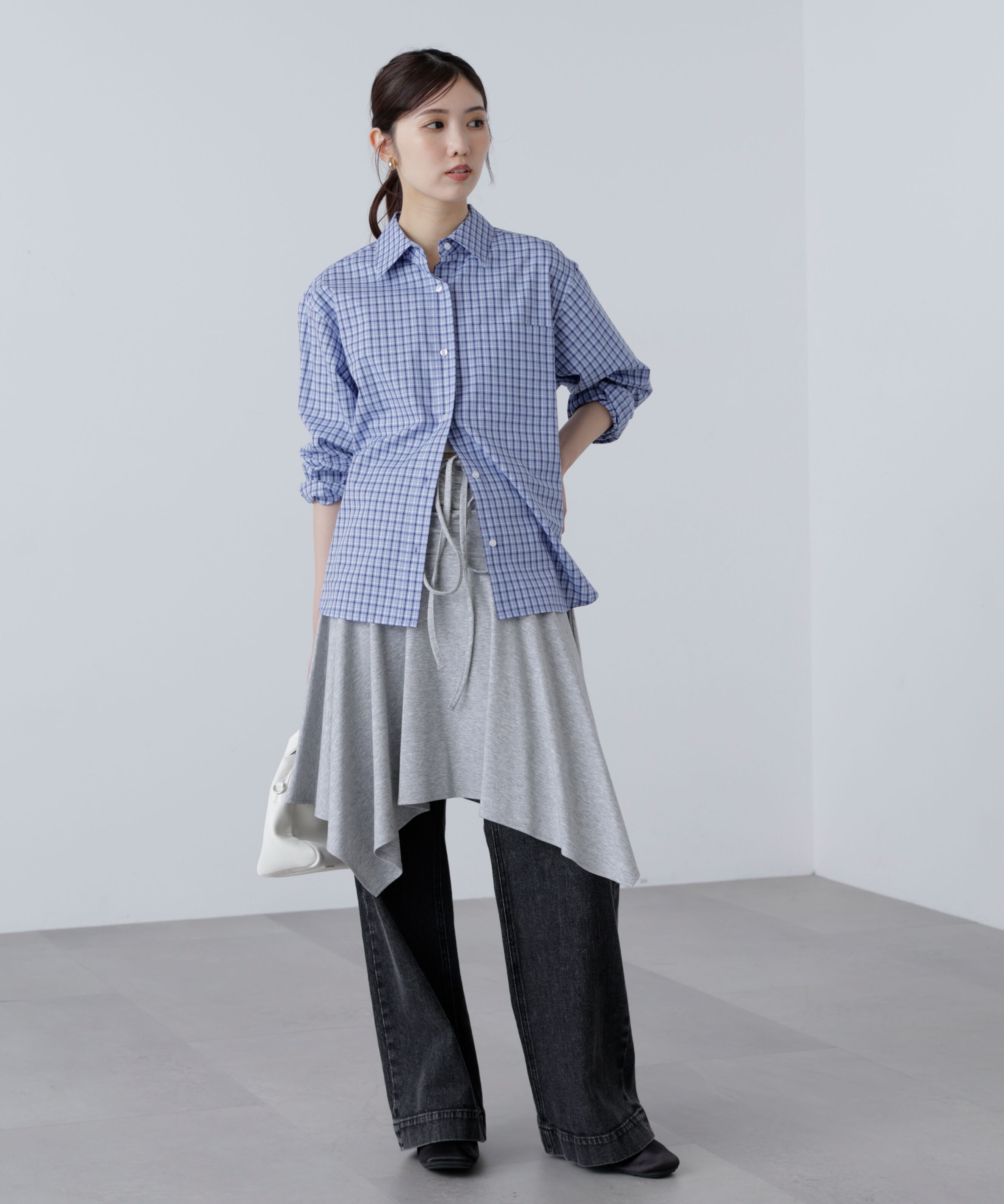  「2wayイレヘムミディスカート」|スカート|