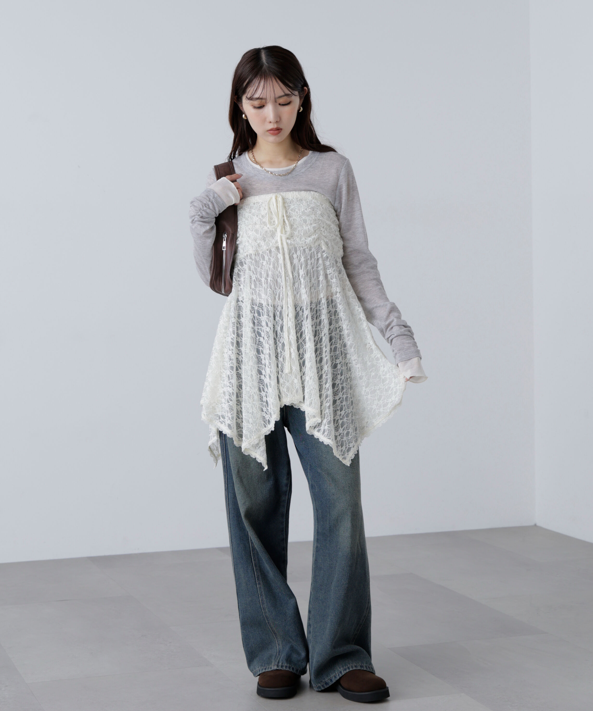  「2wayイレヘムミディスカート」|スカート|