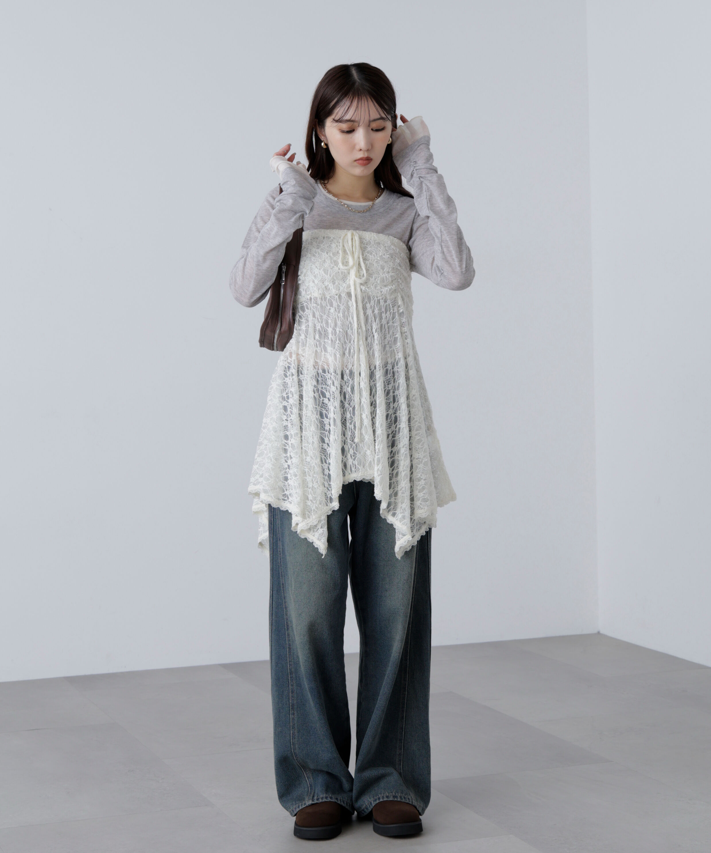  「2wayイレヘムミディスカート」|スカート|