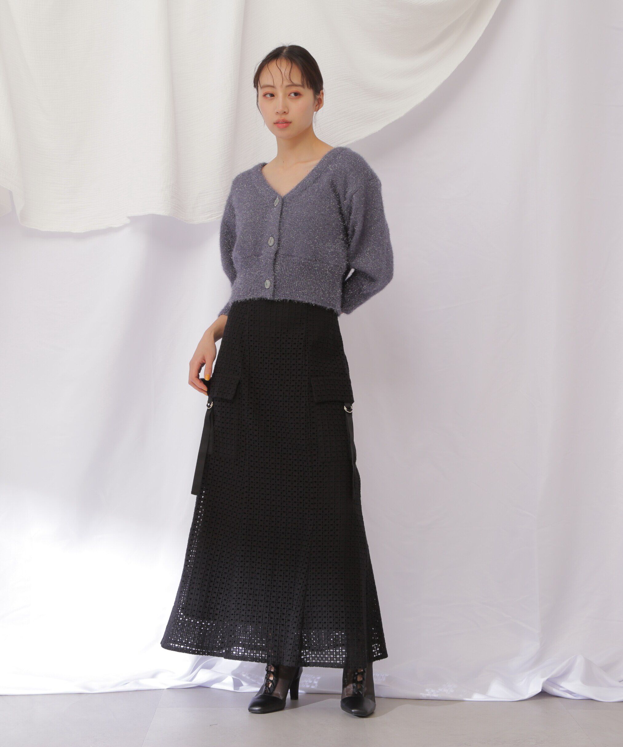  「コットンレースマーメイドスカート」|スカート|