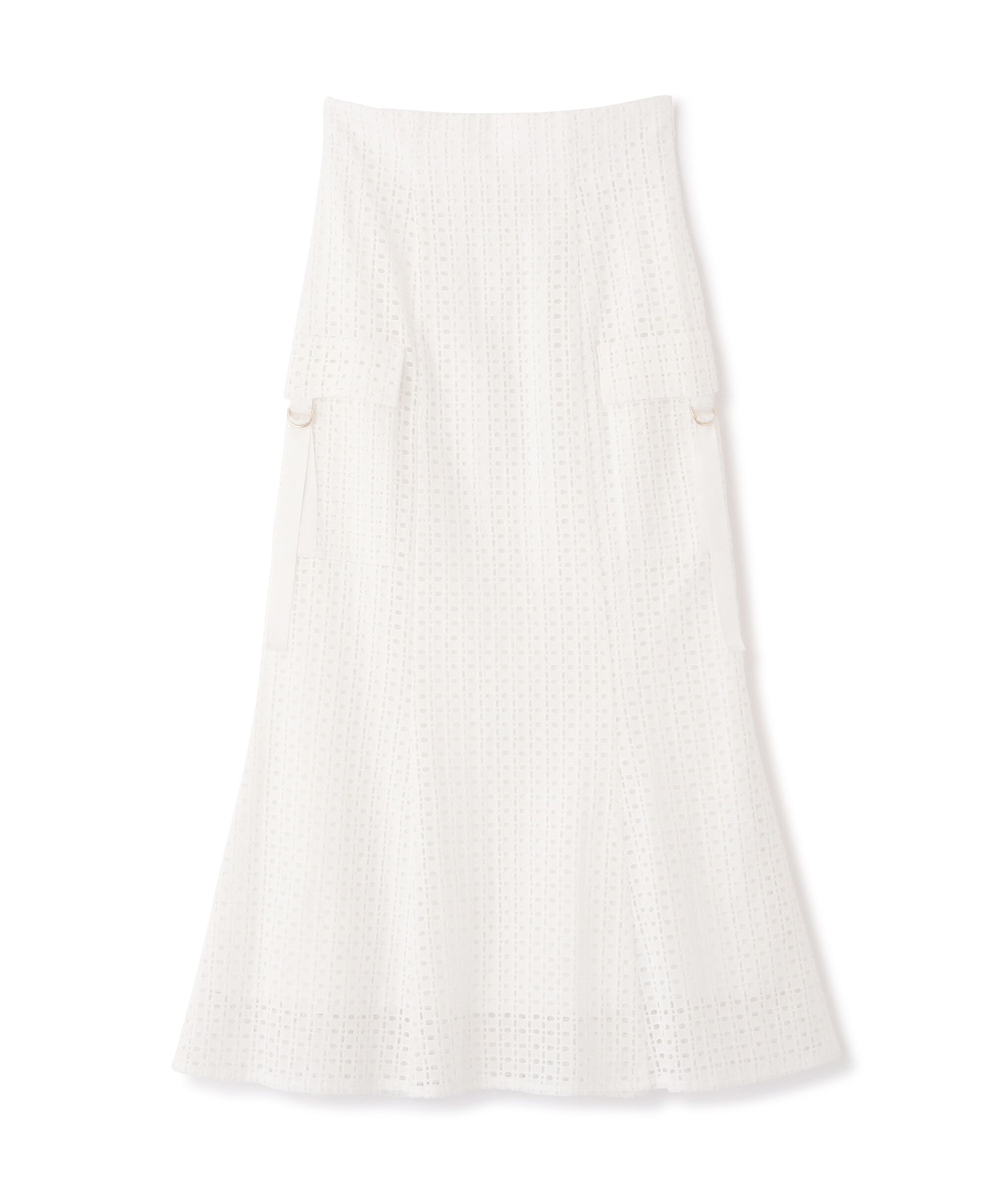  「コットンレースマーメイドスカート」|スカート|