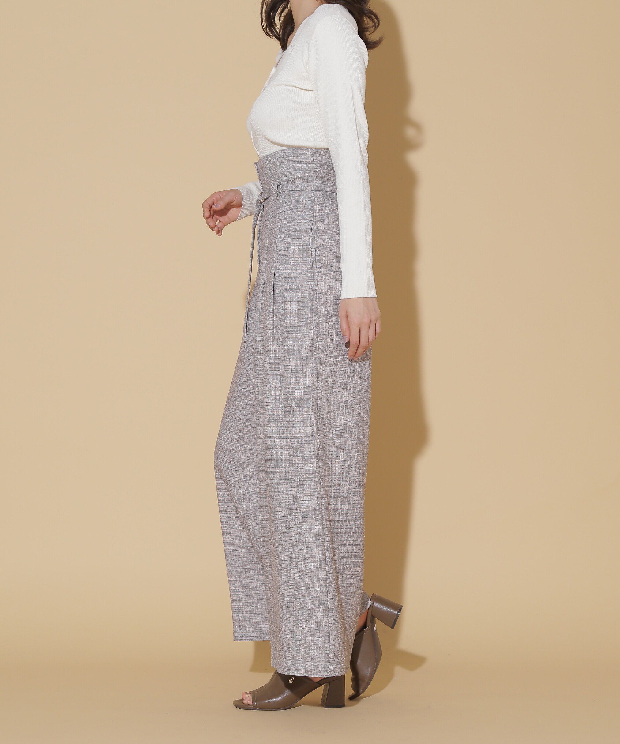  「2wayハイウエストワイドパンツ」|その他|