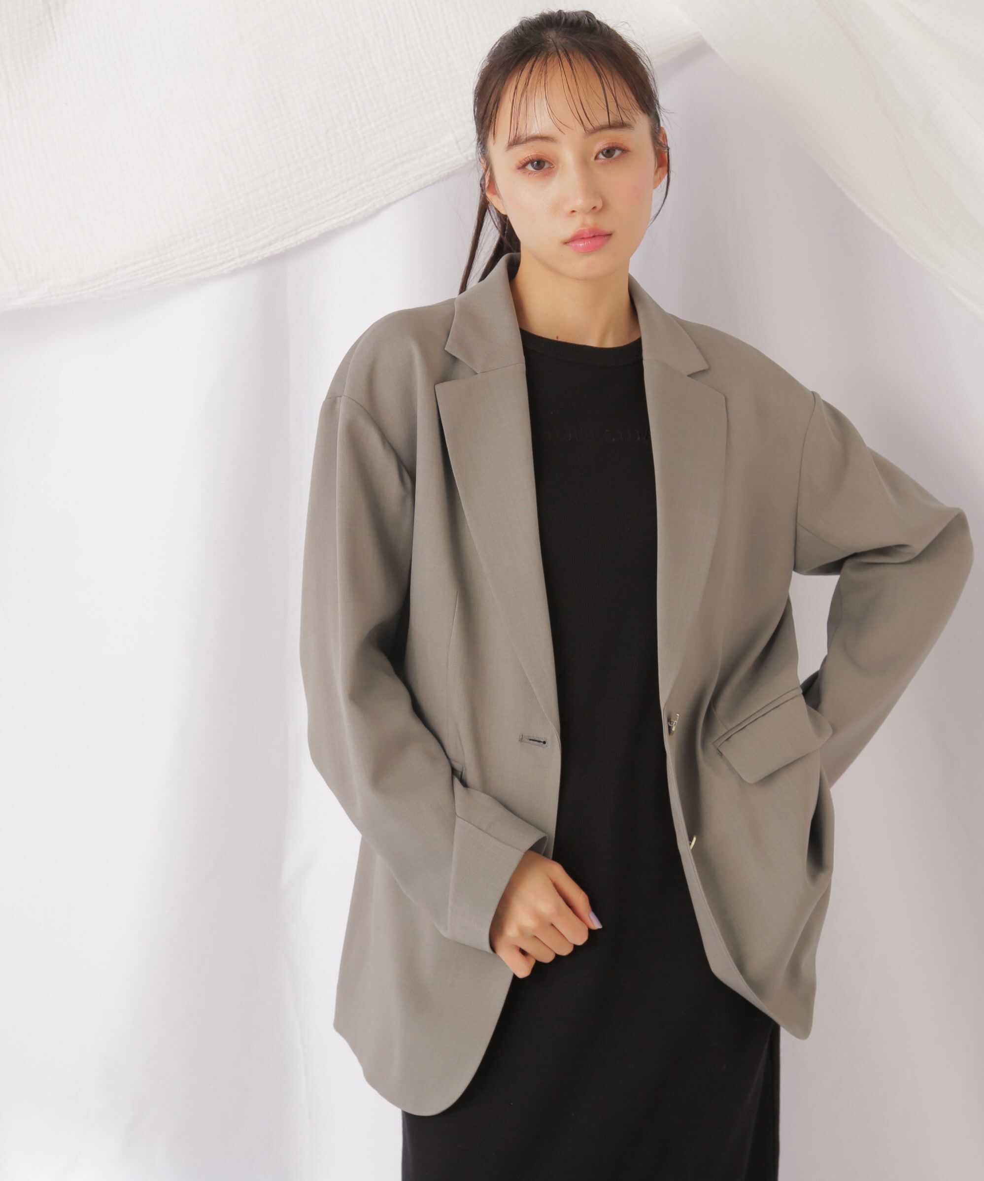  「◇シングルブレスとテーラードジャケット」|その他|グレー