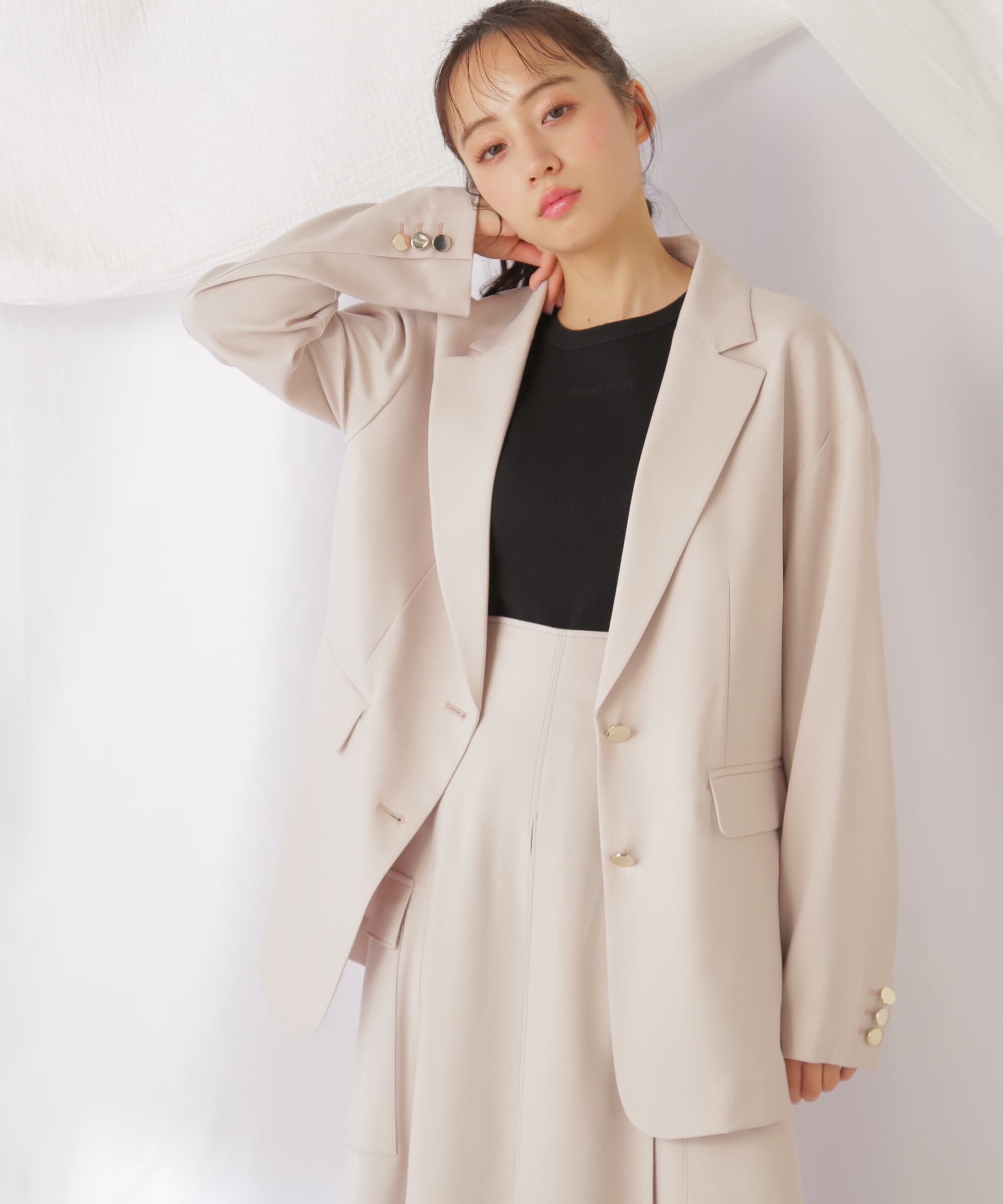  「◇シングルブレスとテーラードジャケット」|その他|ピンク