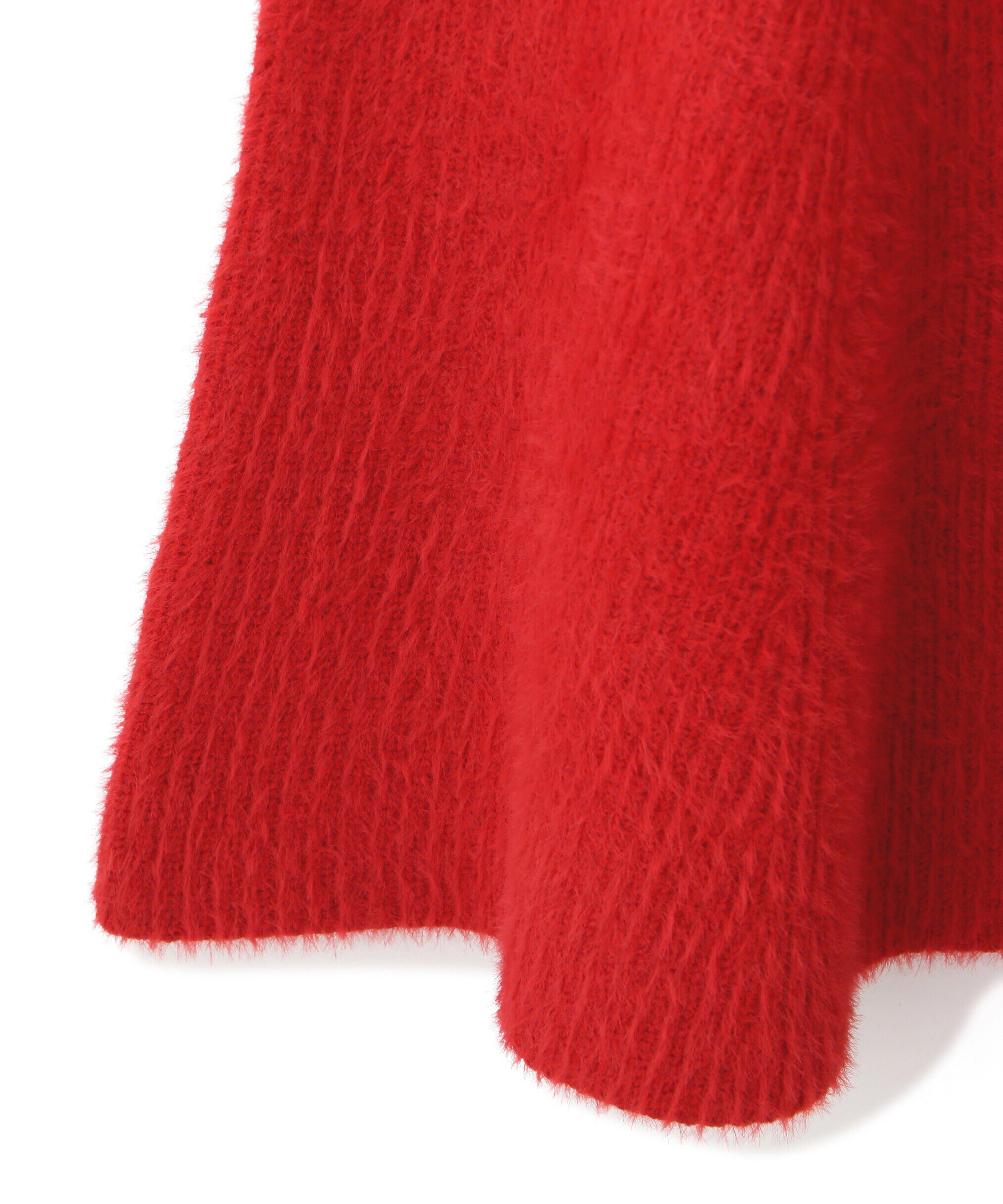  「リボンビジューニットミニワンピース」|ワンピース|