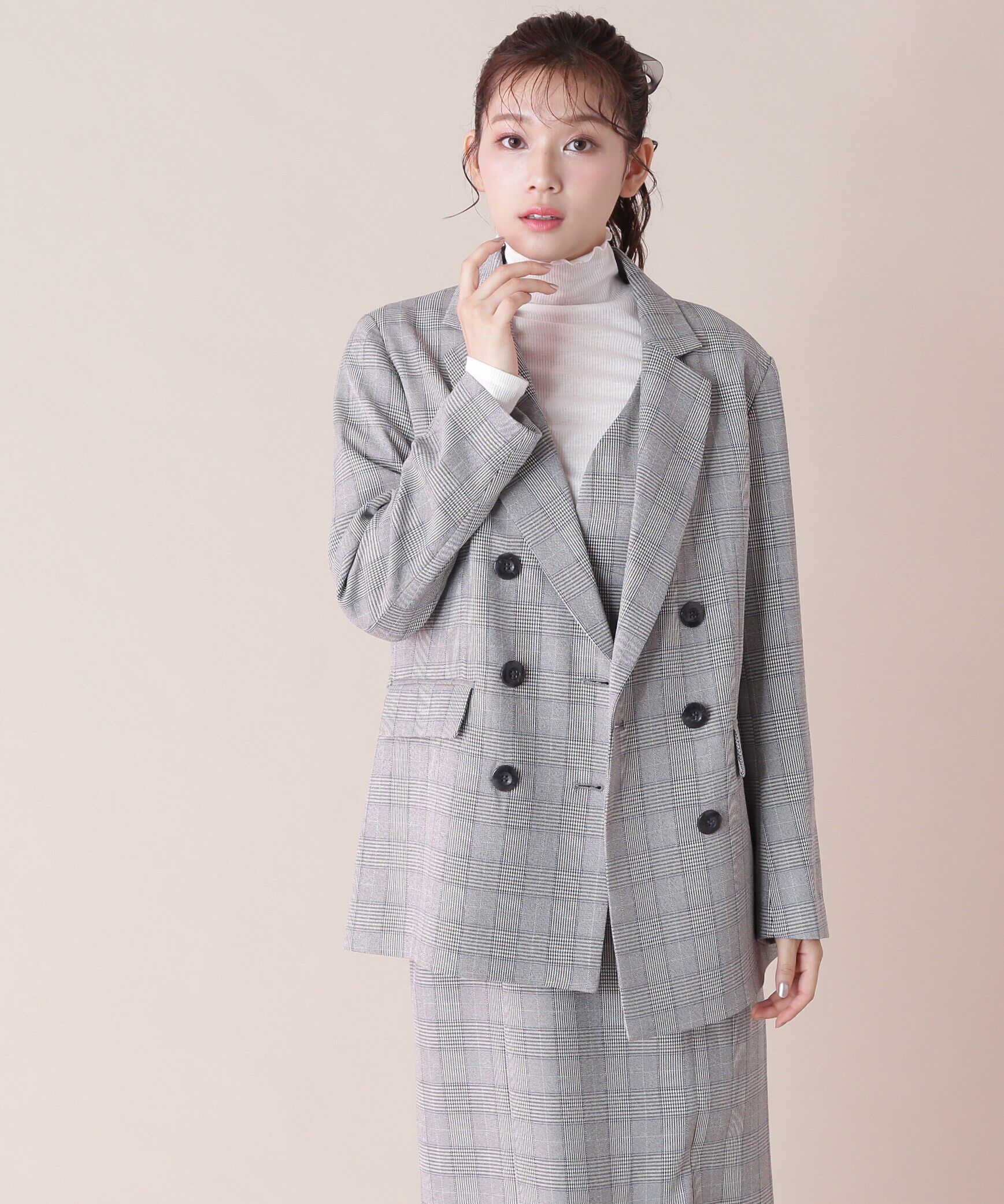  「オリジナルチェックテーラードジャケット」|その他|