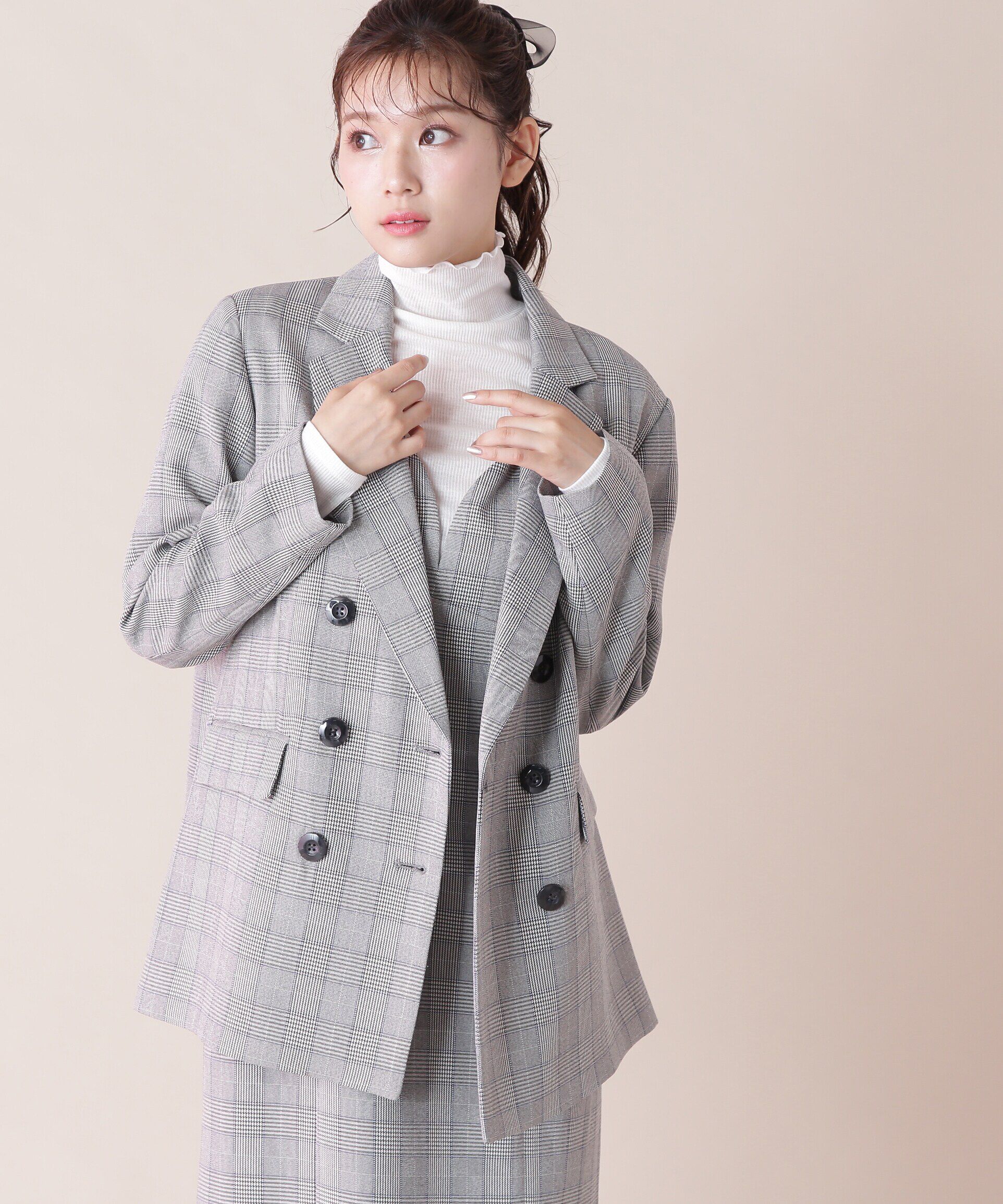  「オリジナルチェックテーラードジャケット」|その他|