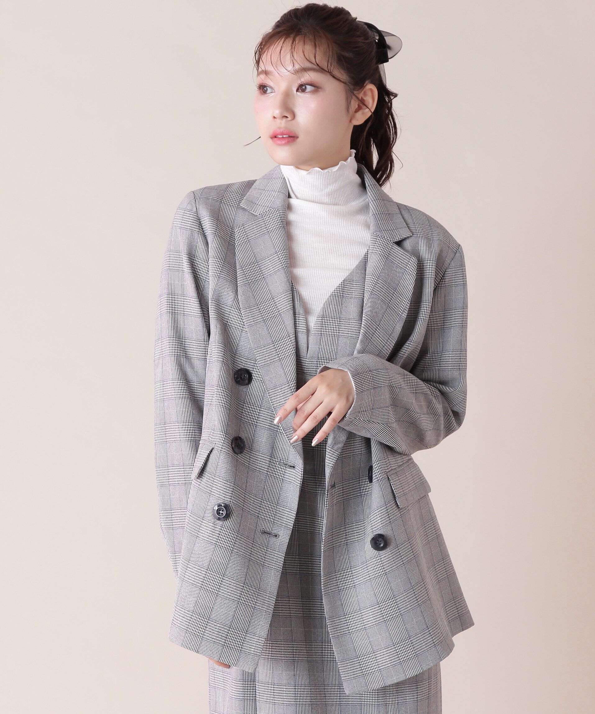  「オリジナルチェックテーラードジャケット」|その他|