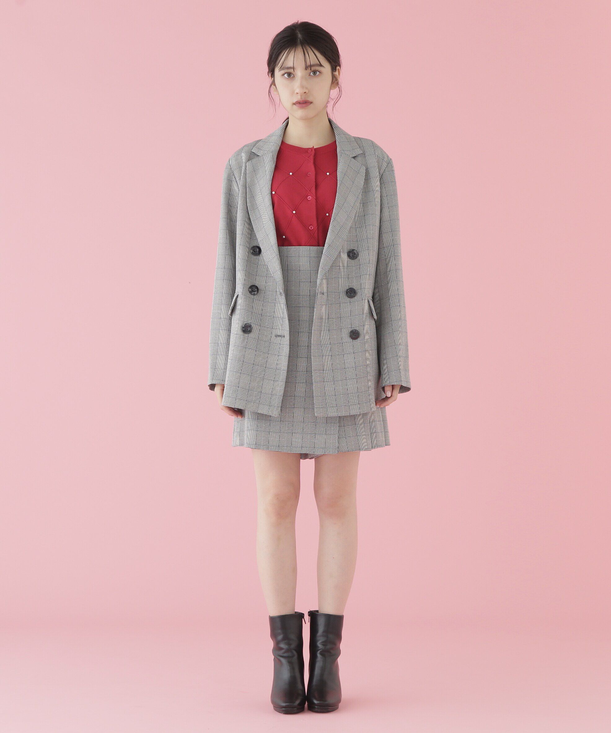  「オリジナルチェックテーラードジャケット」|その他|