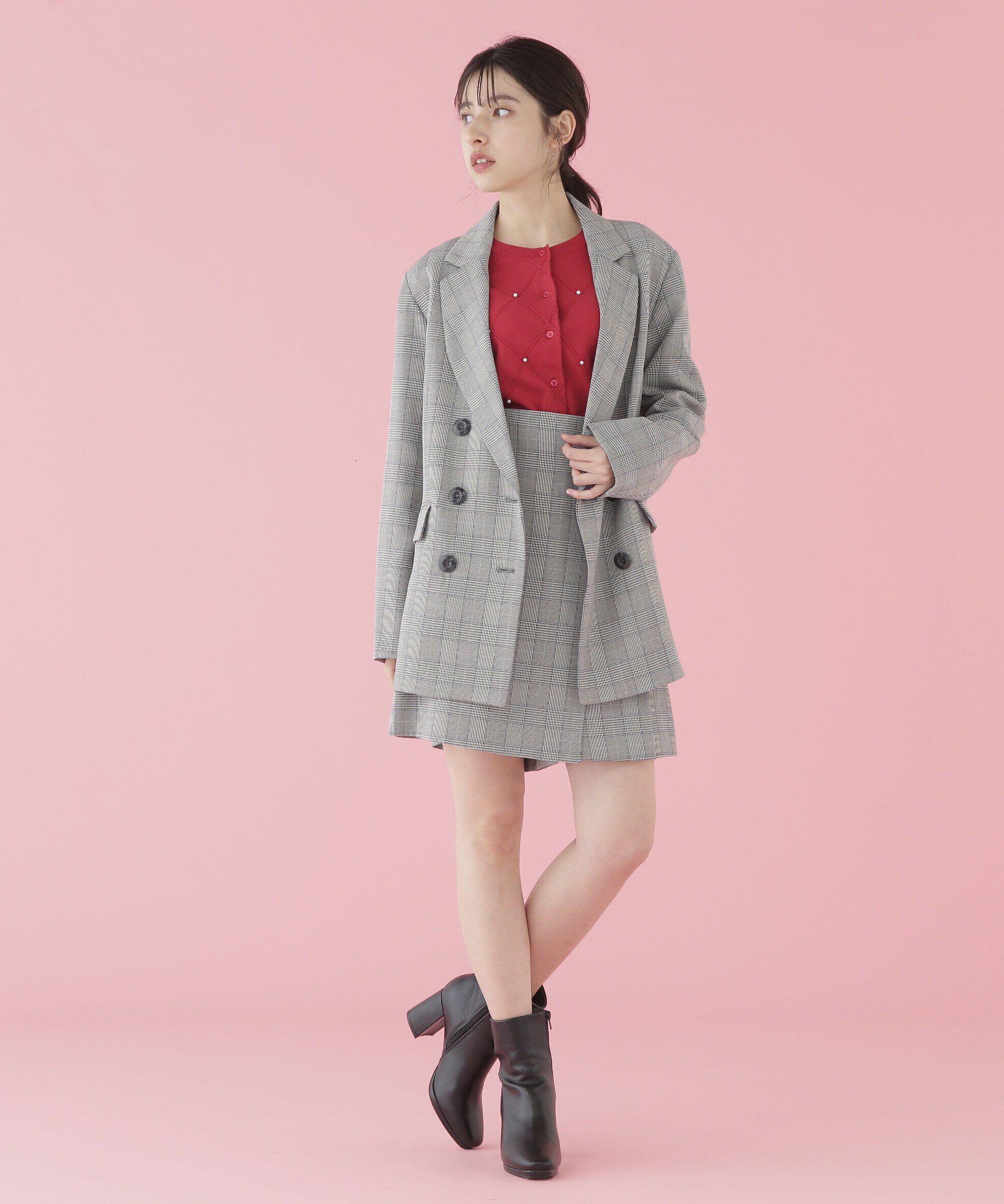  「オリジナルチェックテーラードジャケット」|その他|