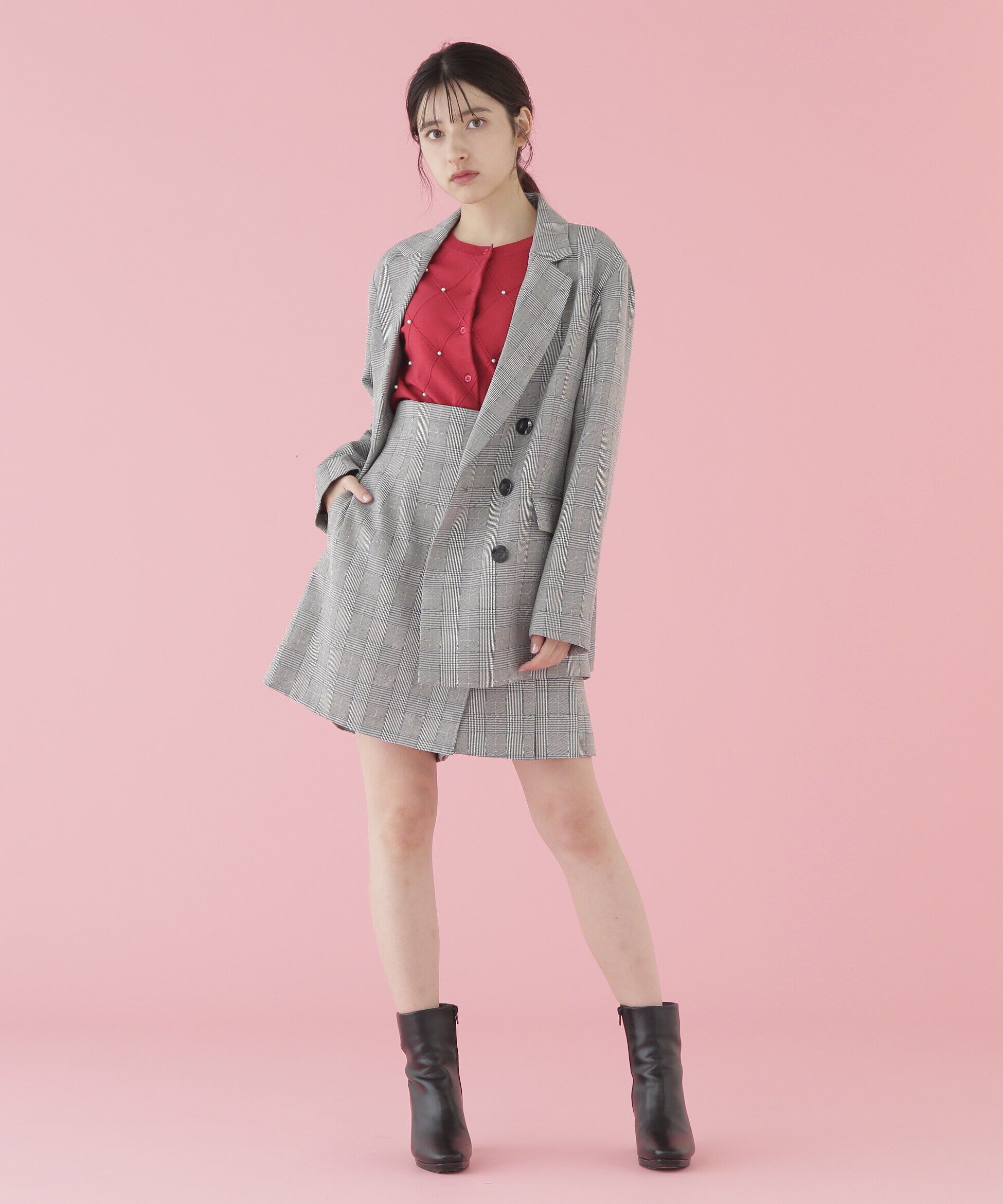  「オリジナルチェックテーラードジャケット」|その他|