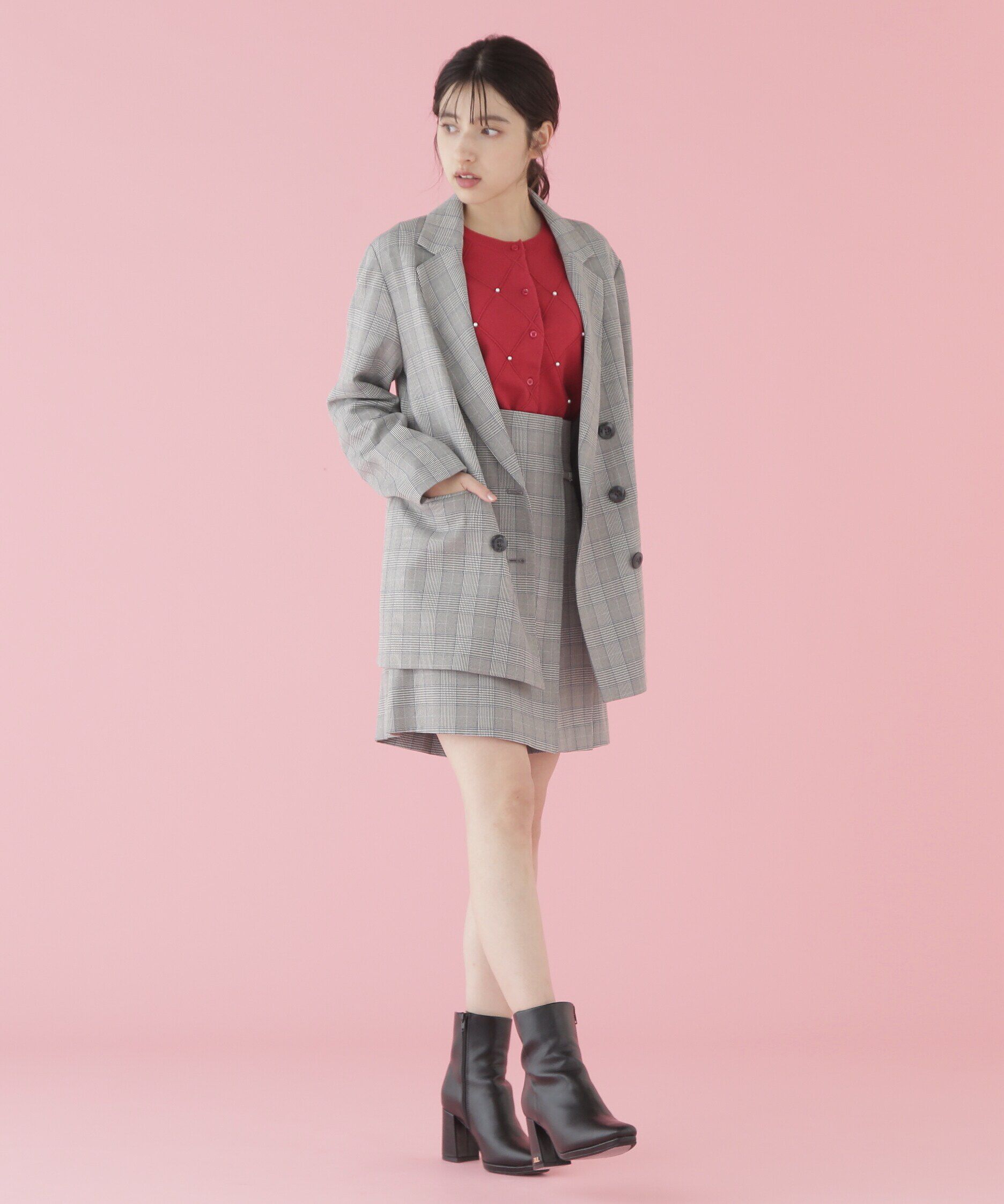  「オリジナルチェックテーラードジャケット」|その他|