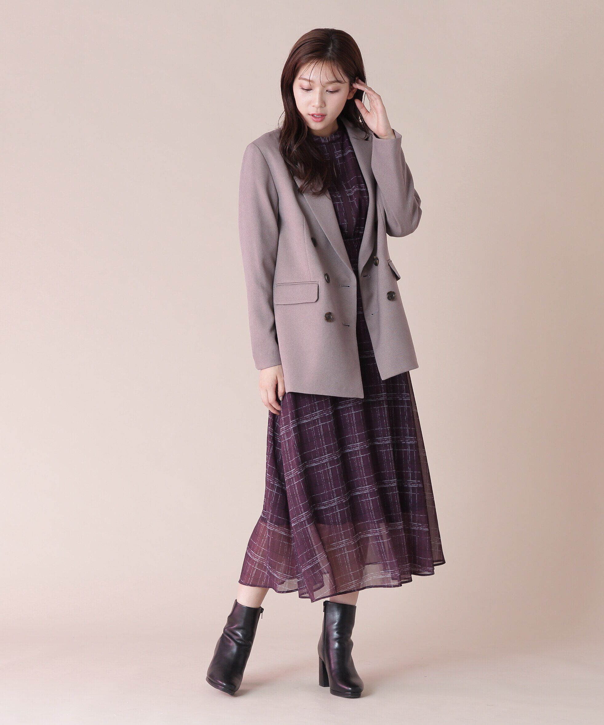  「オリジナルチェックテーラードジャケット」|その他|