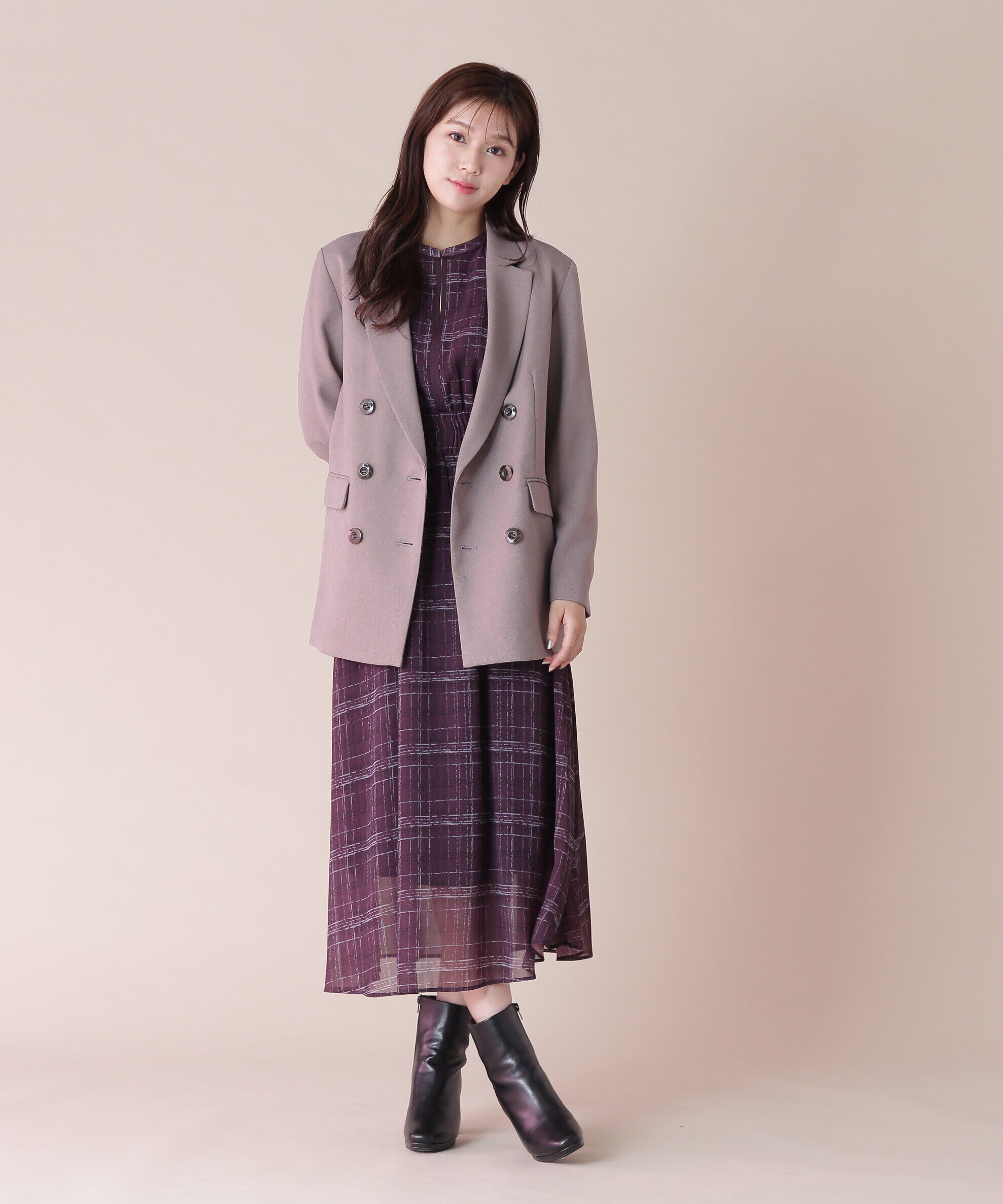  「オリジナルチェックテーラードジャケット」|その他|