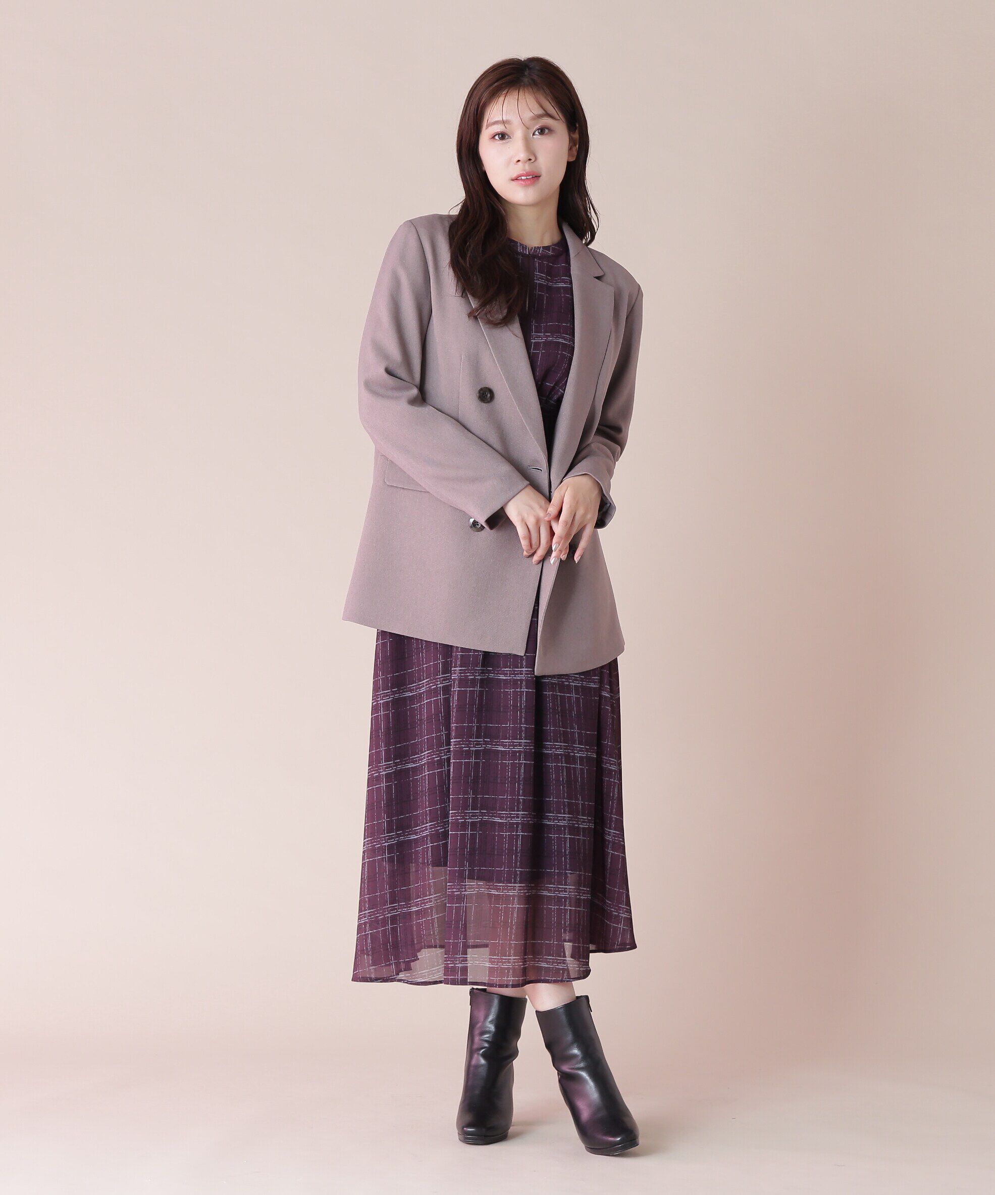  「オリジナルチェックテーラードジャケット」|その他|