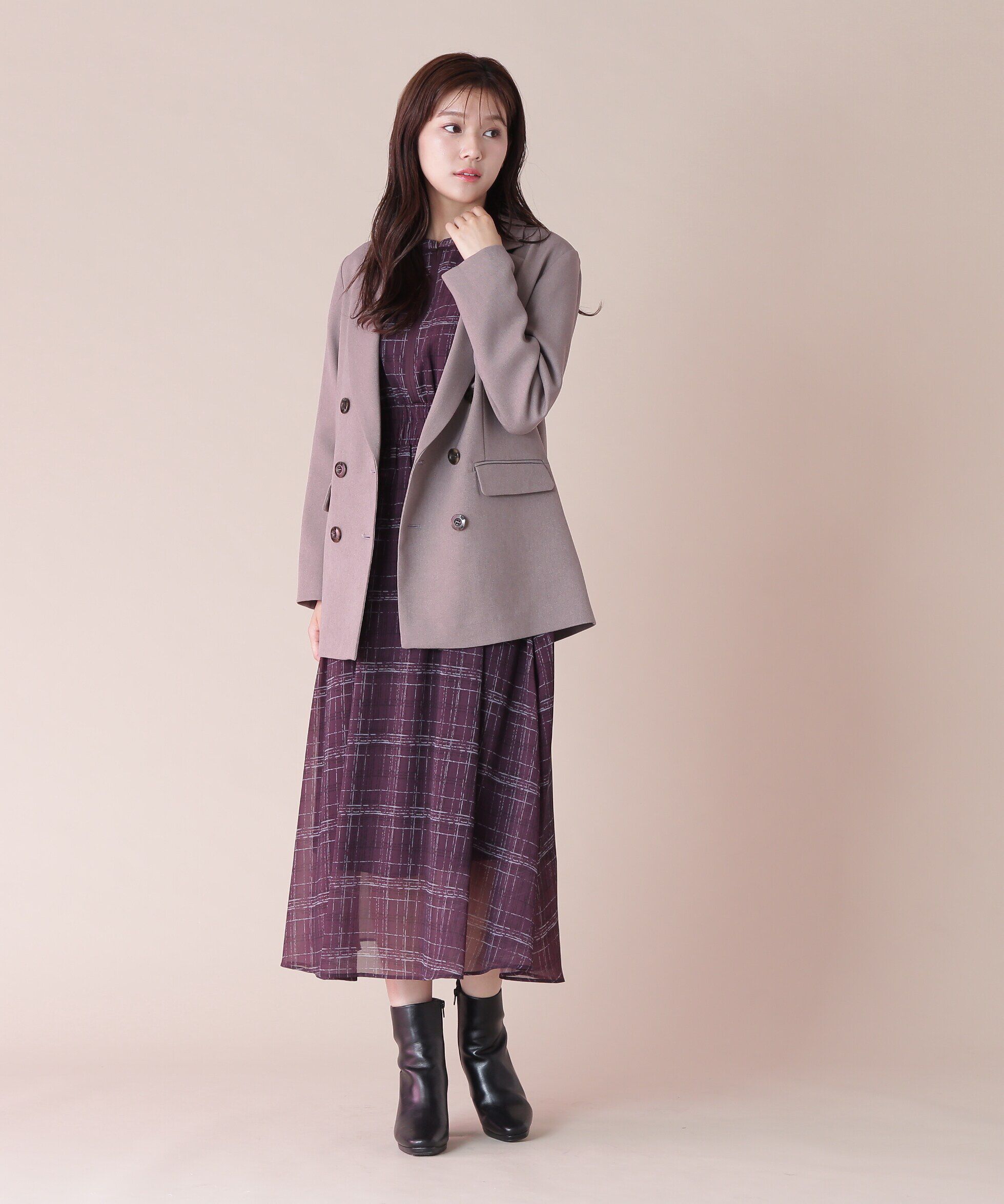  「オリジナルチェックテーラードジャケット」|その他|