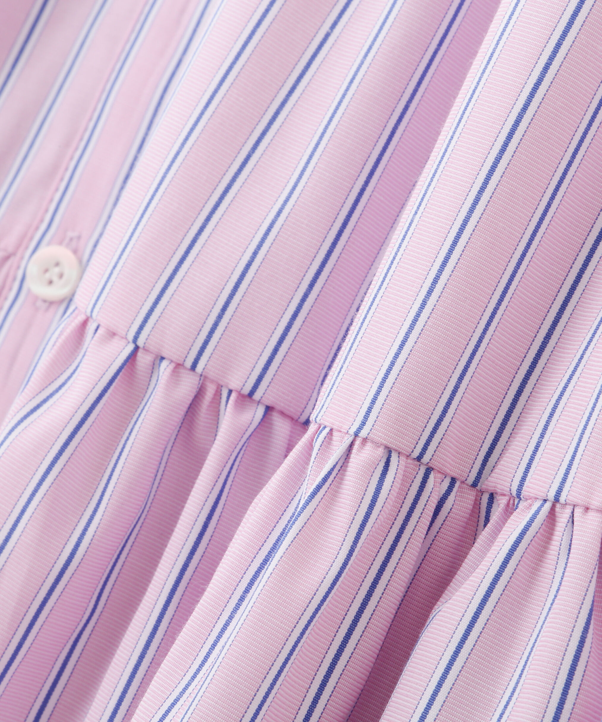  「ウエストシャーリングストライプシャツワンピース」|ワンピース|